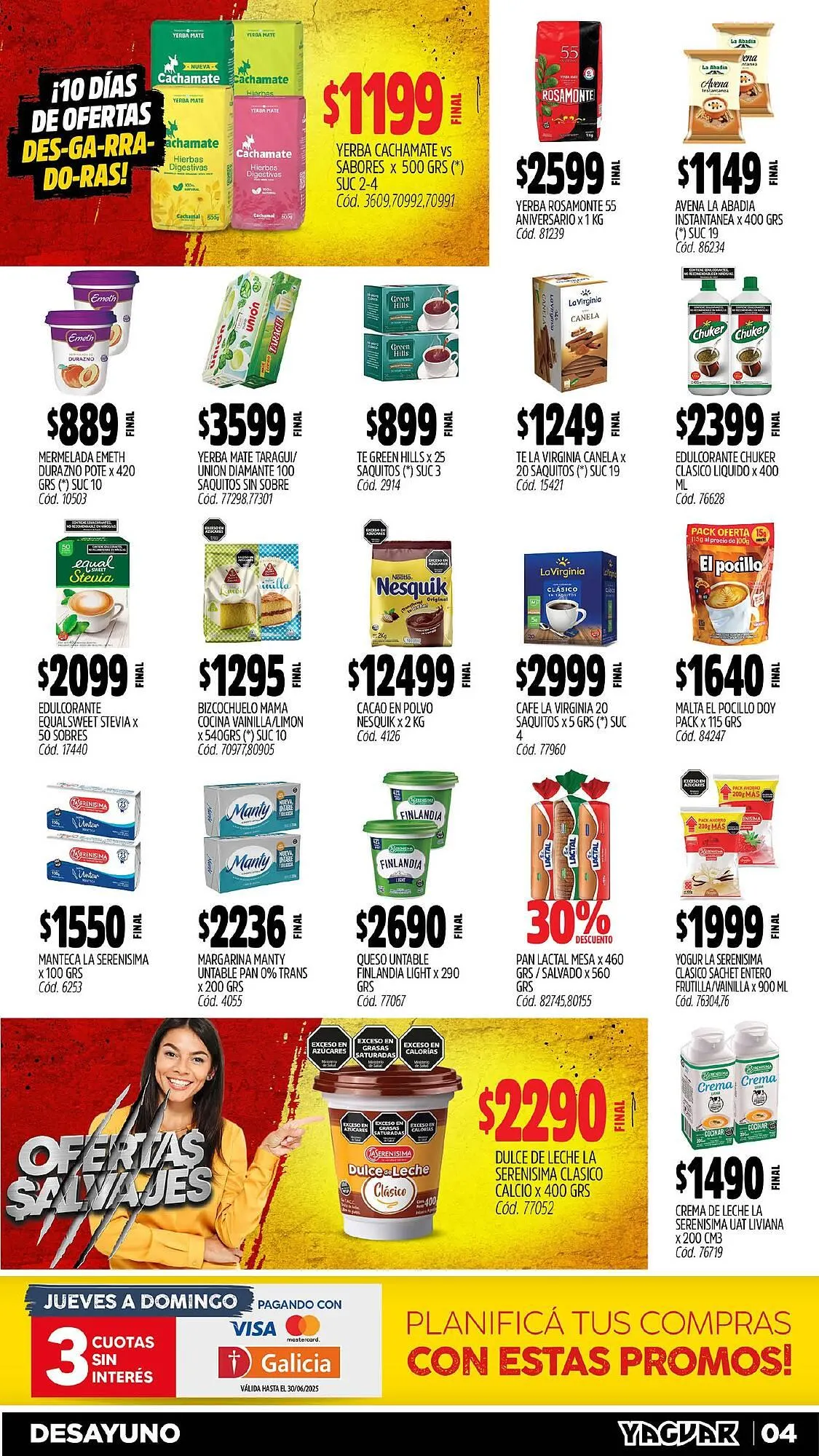 Ofertas de Catálogo Supermercados Yaguar 5 de mayo al 11 de mayo 2025 - Página 4 del catálogo