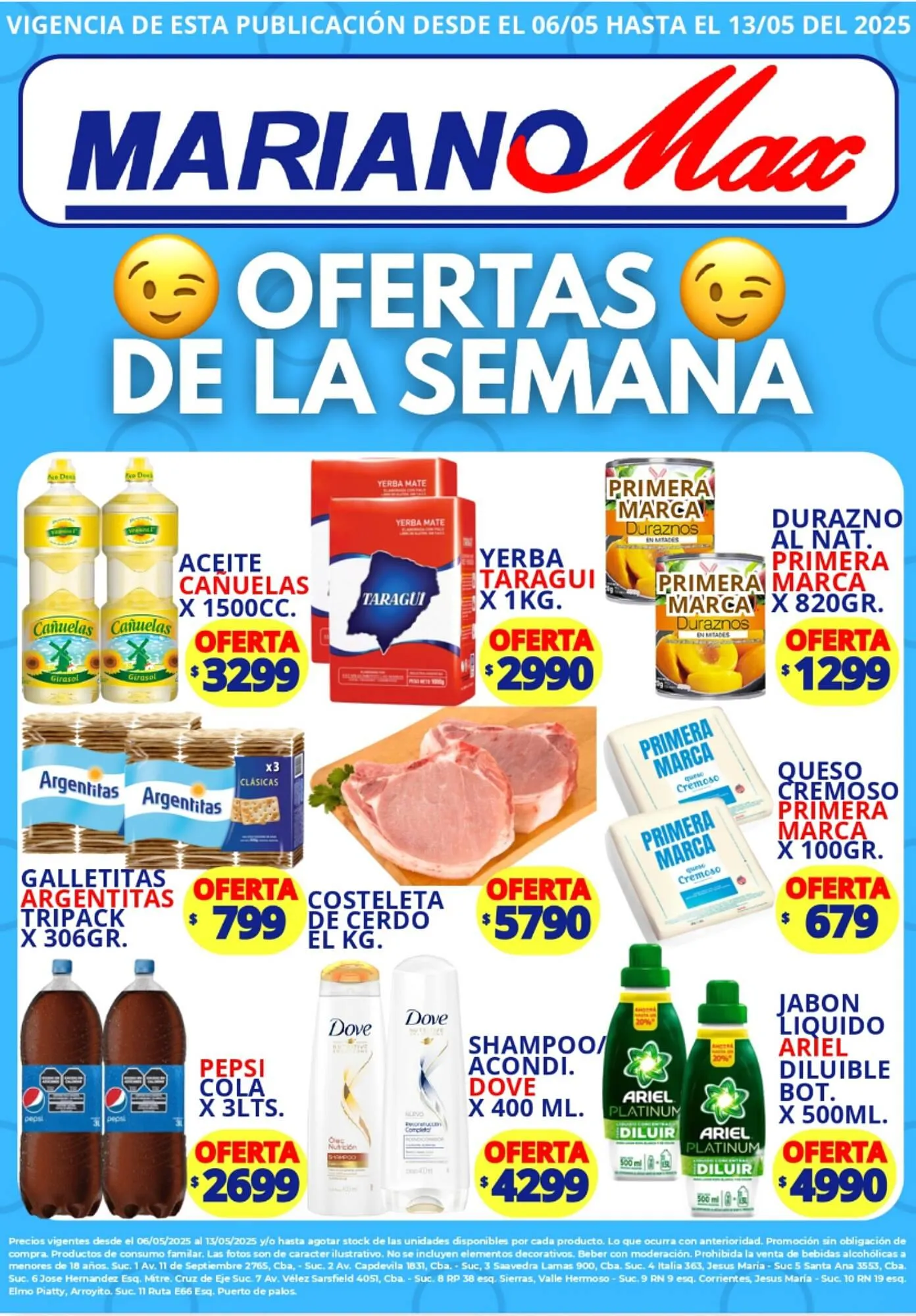 Ofertas de Catálogo Supermercados Mariano Max 6 de mayo al 13 de mayo 2025 - Página 1 del catálogo