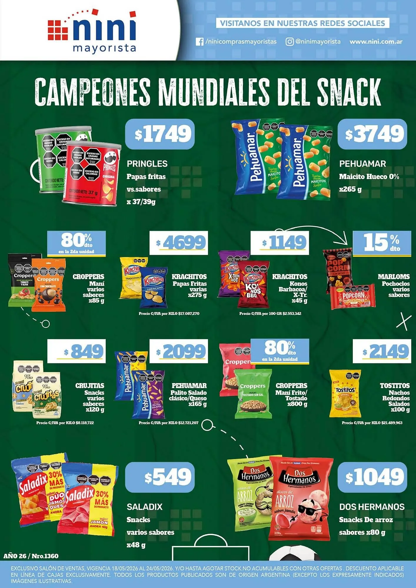 Ofertas de Catálogo Nini Mayorista 18 de mayo al 24 de mayo 2026 - Página 19 del catálogo