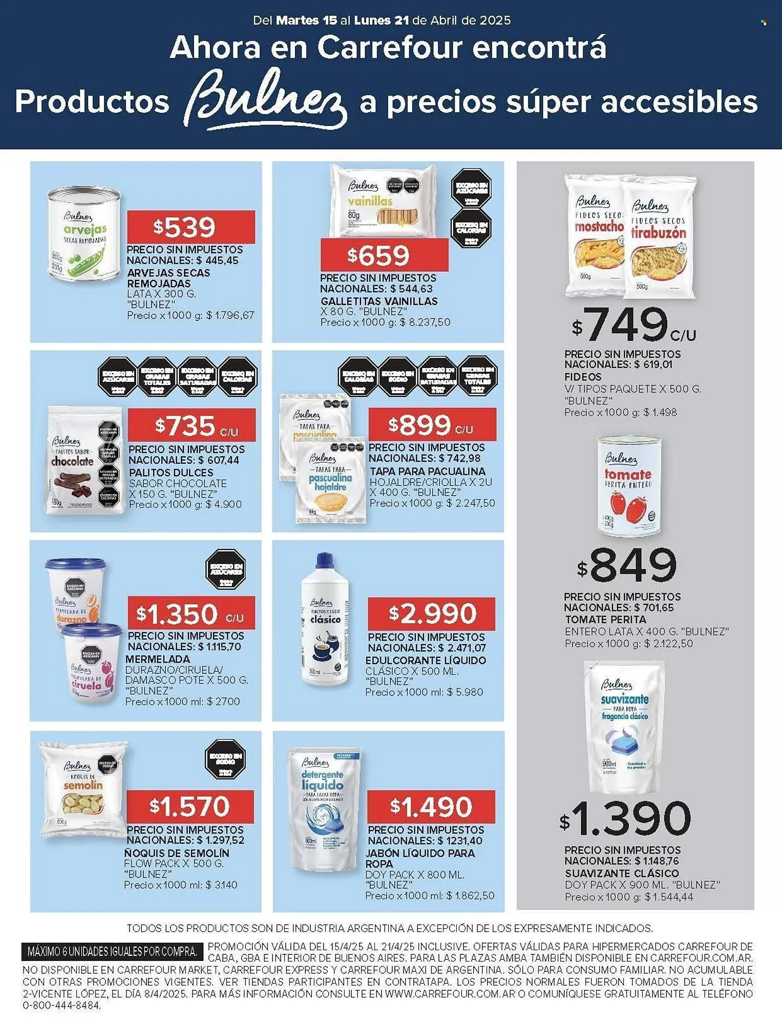 Ofertas de Catálogo Carrefour 15 de abril al 21 de abril 2025 - Página 10 del catálogo