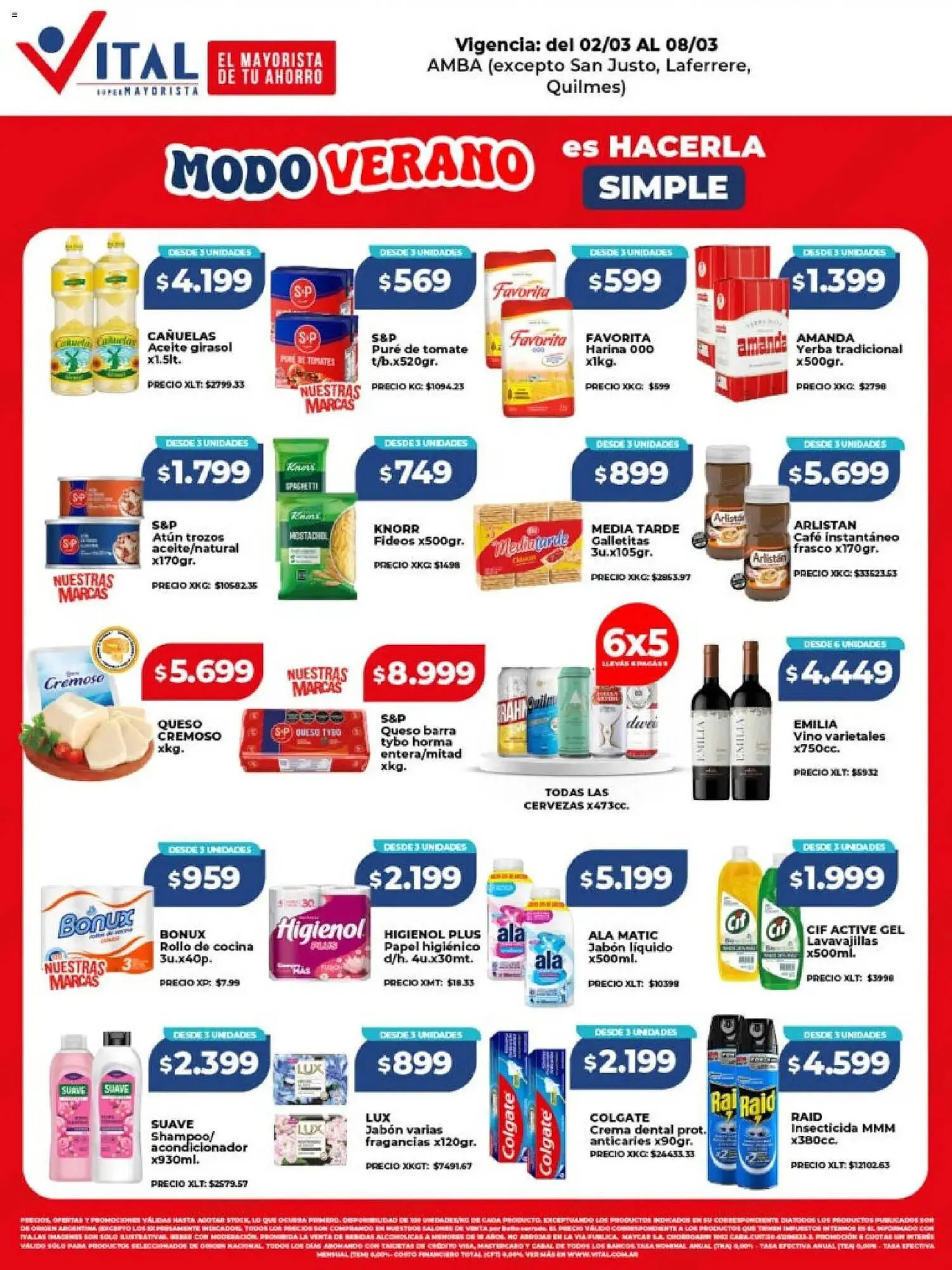 Ofertas de Catálogo Supermayorista Vital 2 de marzo al 8 de marzo 2026 - Página 1 del catálogo