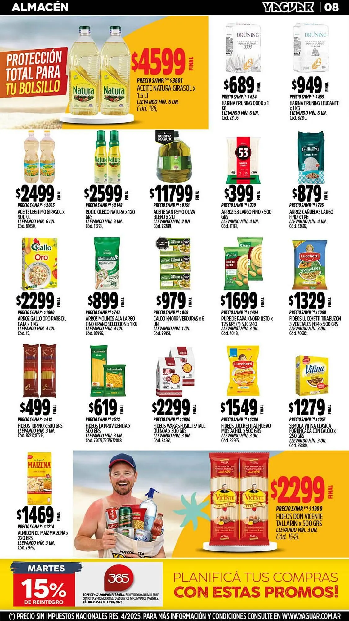 Ofertas de Catálogo Supermercados Yaguar 5 de enero al 11 de enero 2026 - Página 8 del catálogo