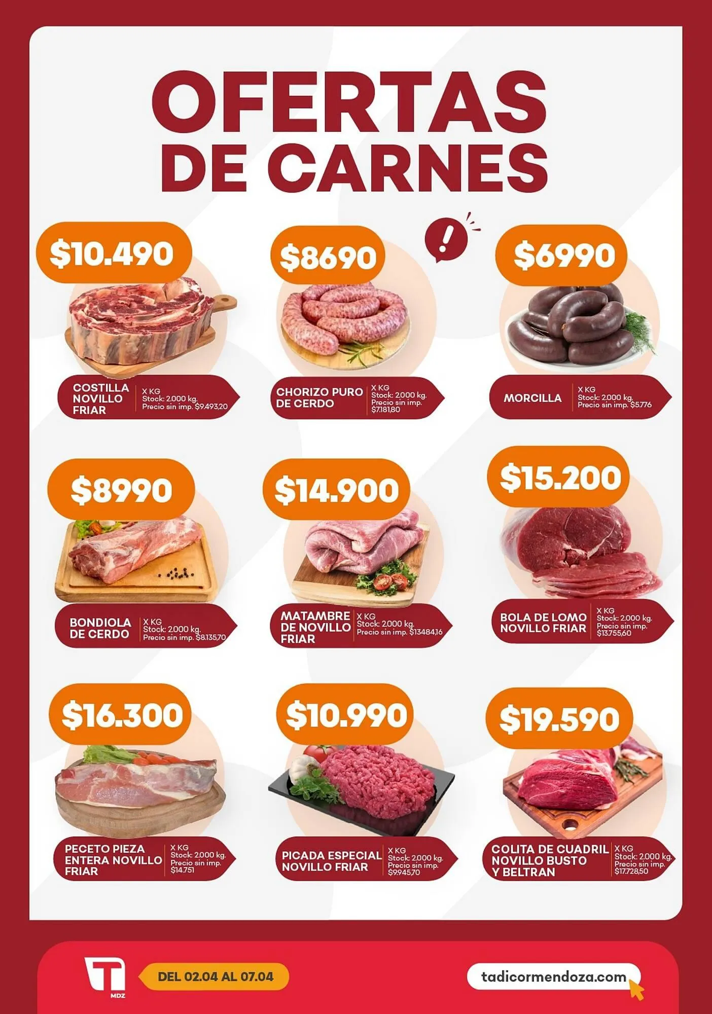 Ofertas de Catálogo Supermercados Tadicor 1 de abril al 7 de abril 2026 - Página 11 del catálogo