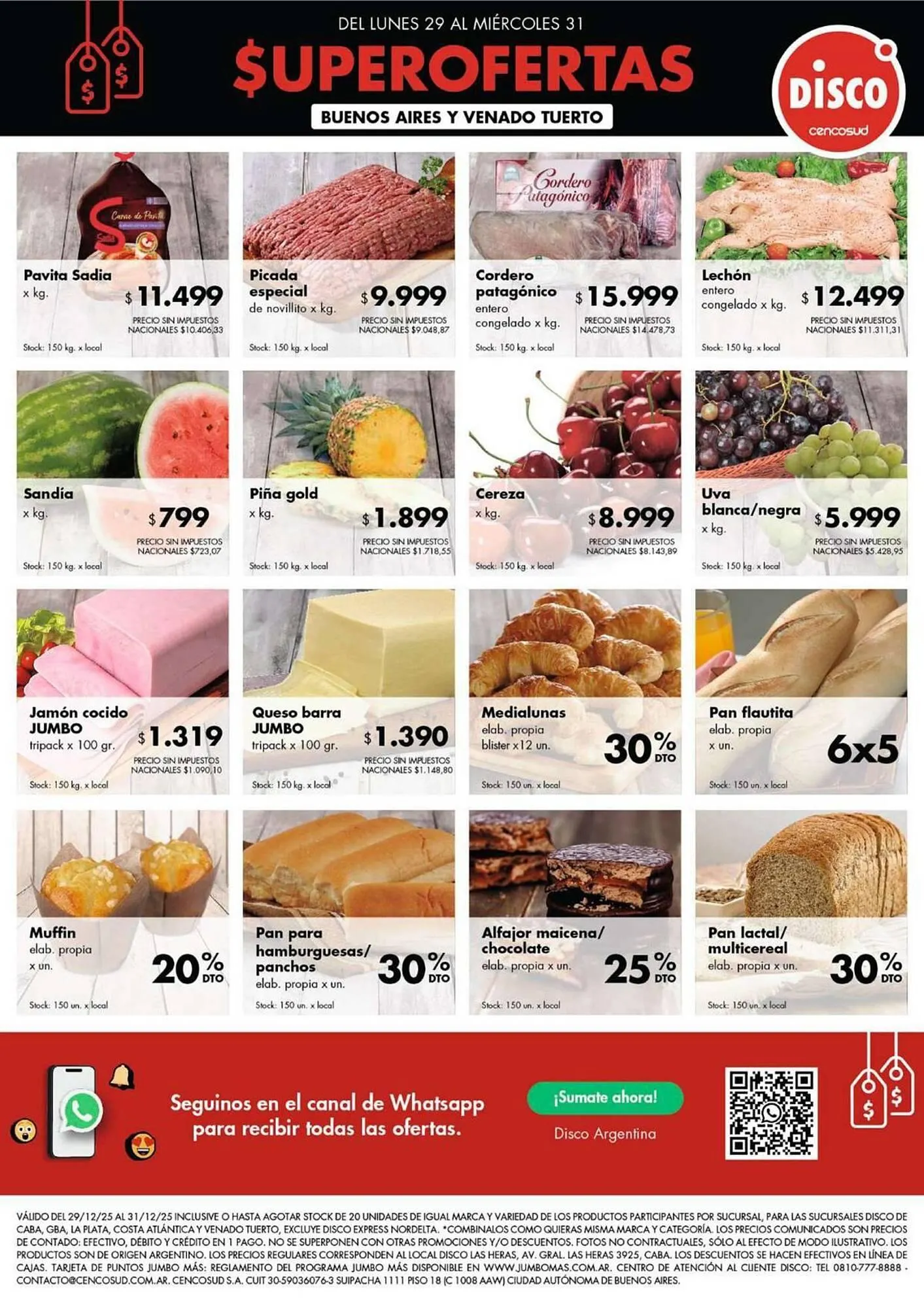 Ofertas de Folleto Disco 29 de diciembre al 31 de diciembre 2025 - Página 1 del catálogo