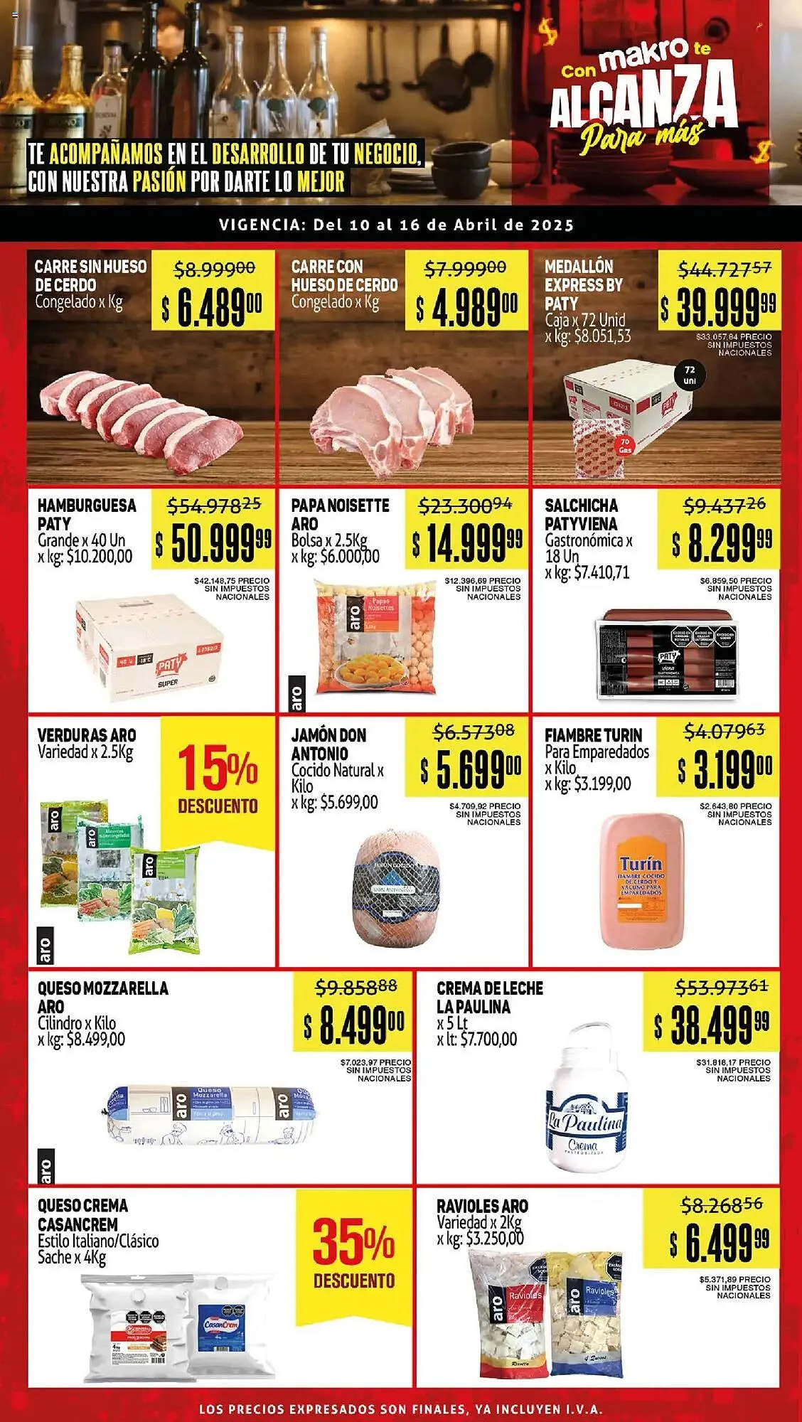 Ofertas de Catálogo Makro 10 de abril al 16 de abril 2025 - Página 1 del catálogo