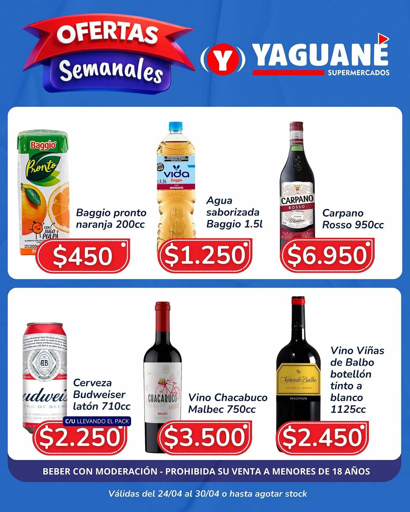 Ofertas de Catálogo Yaguane Supermercados 24 de abril al 30 de abril 2026 - Página 4 del catálogo