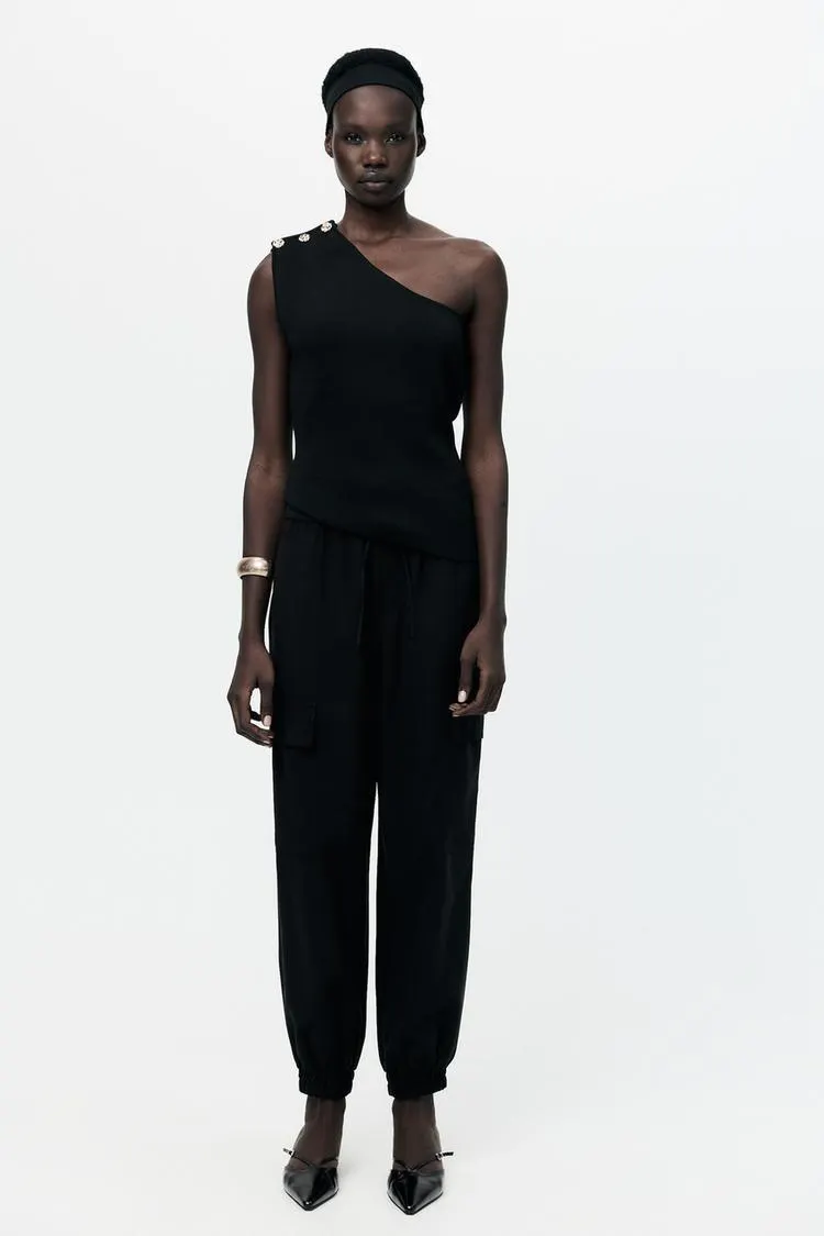 PANTALÓN CARGO CINTURA ELÁSTICA