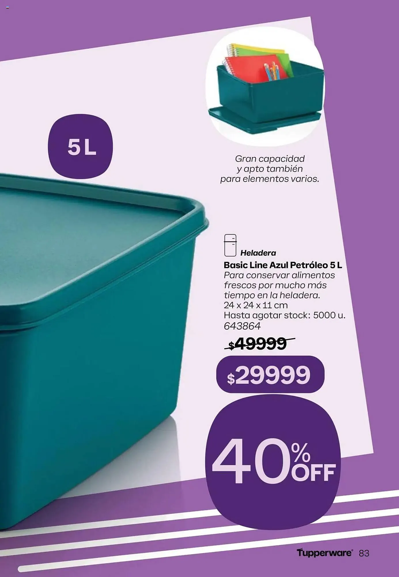 Ofertas de Catálogo Tupperware 9 de abril al 22 de abril 2025 - Página 175 del catálogo