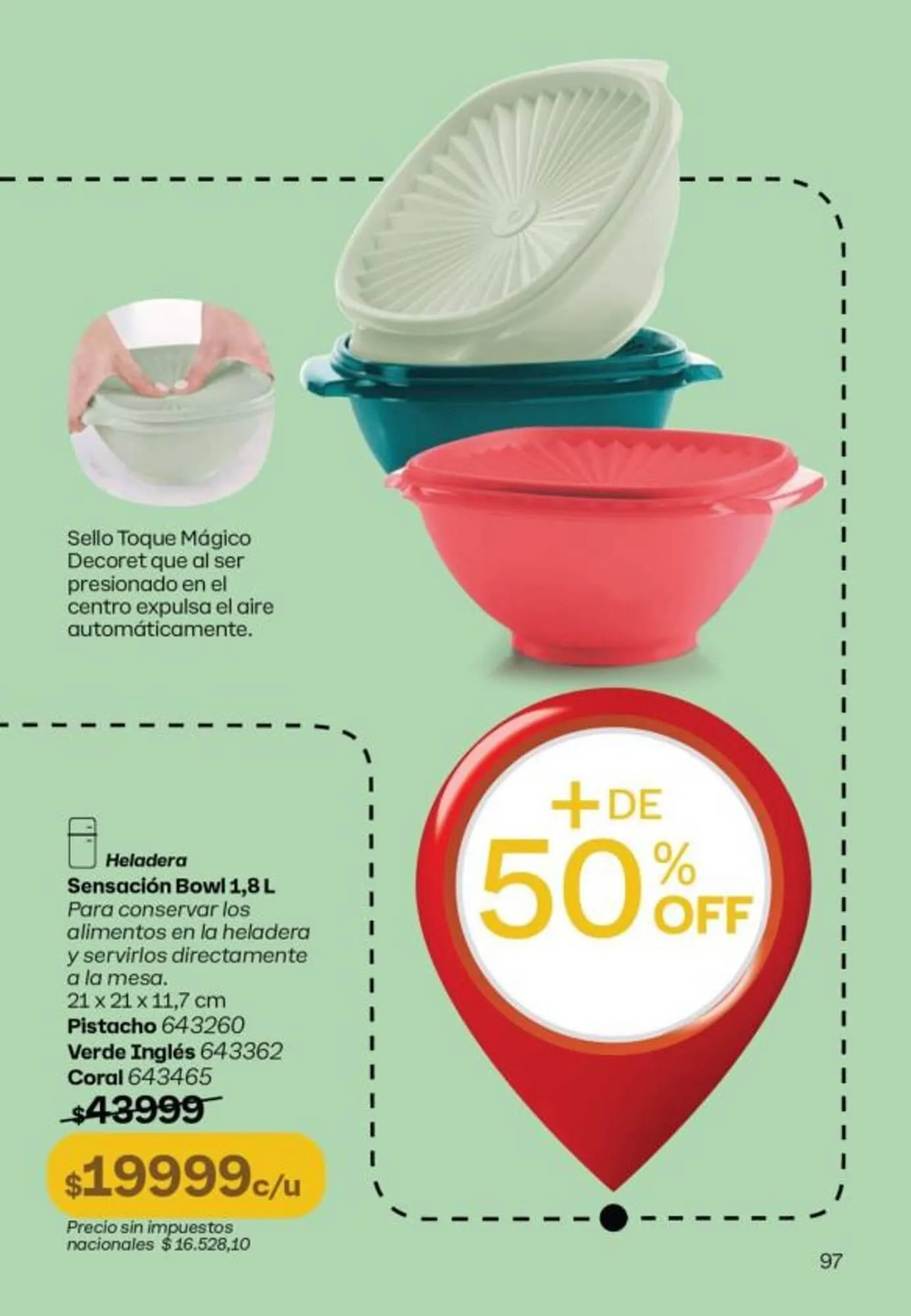 Ofertas de Catálogo Tupperware 10 de mayo al 31 de mayo 2025 - Página 98 del catálogo