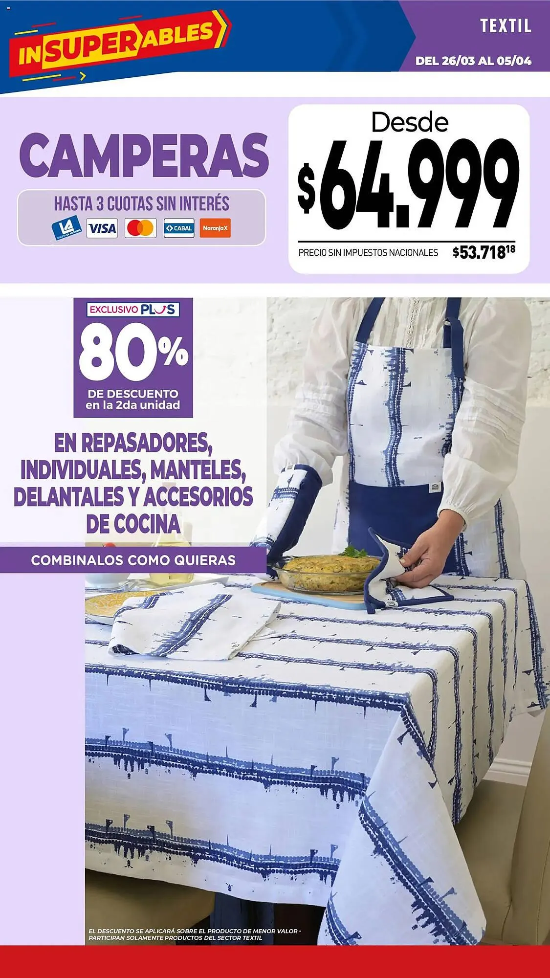 Ofertas de Catálogo La Anonima 26 de marzo al 5 de abril 2026 - Página 37 del catálogo