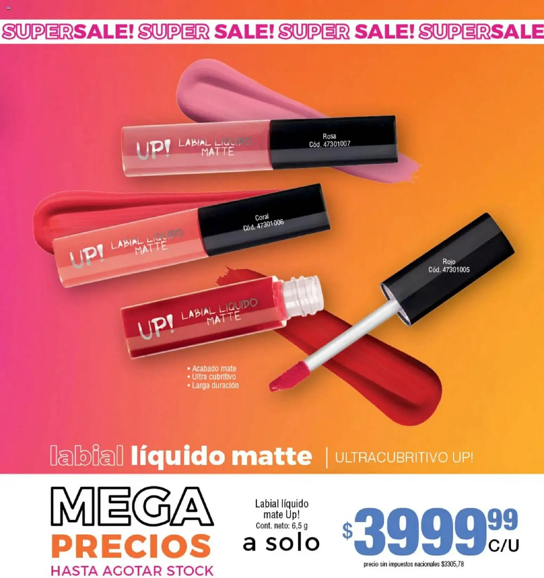 Ofertas de Catálogo Millanel Cosmética 2 de febrero al 2 de marzo 2026 - Página 109 del catálogo