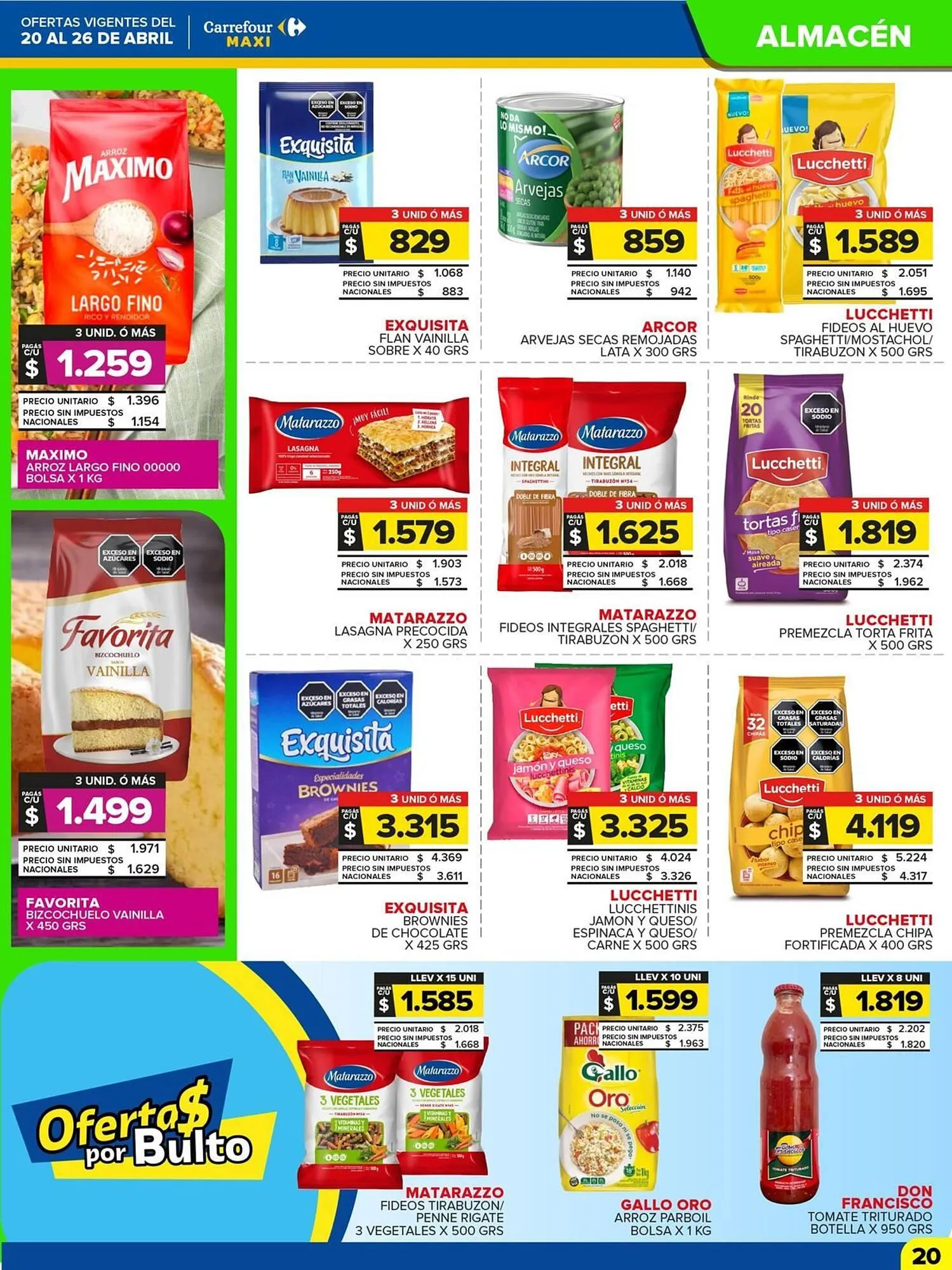 Ofertas de Folleto Carrefour Maxi 20 de abril al 27 de abril 2026 - Página 20 del catálogo