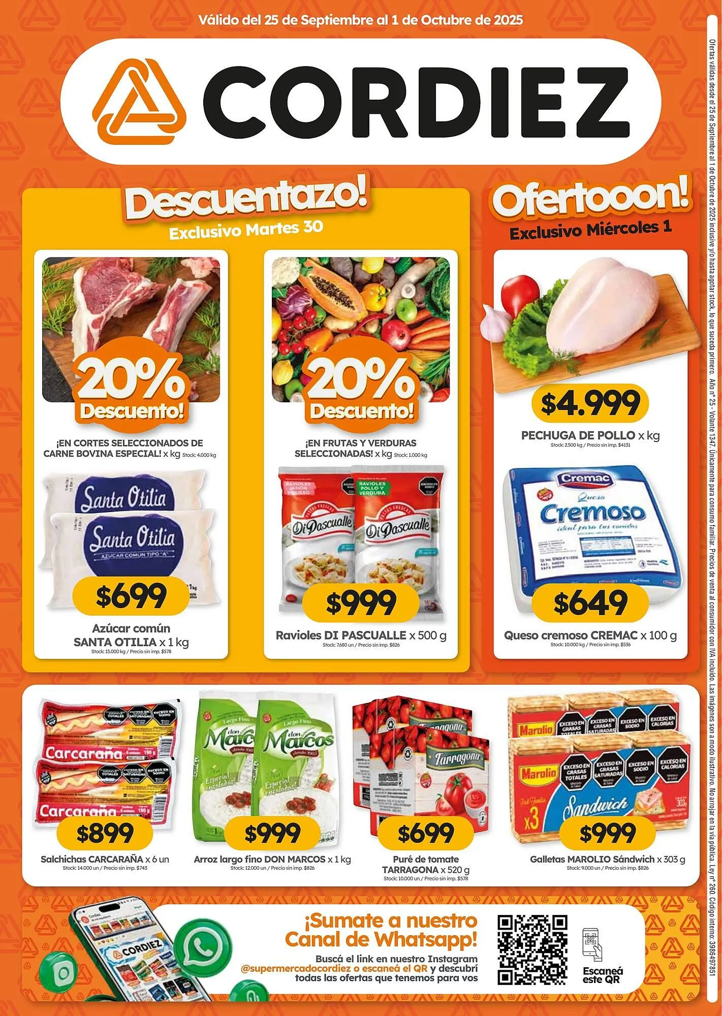 Ofertas de Folleto Cordiez 25 de septiembre al 1 de octubre 2025 - Página 8 del catálogo
