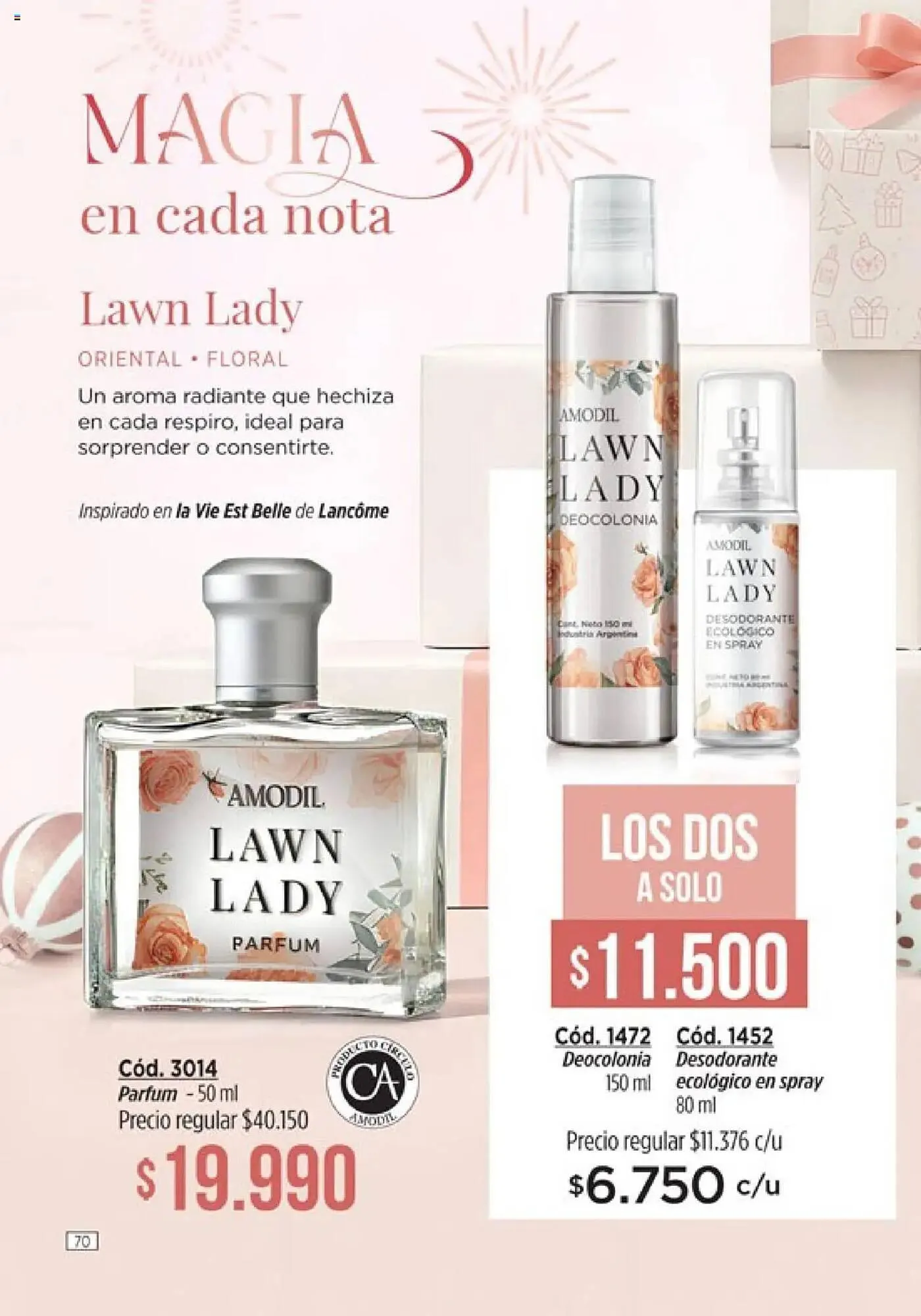 Ofertas de Catálogo Amodil 14 de octubre al 1 de diciembre 2025 - Página 70 del catálogo