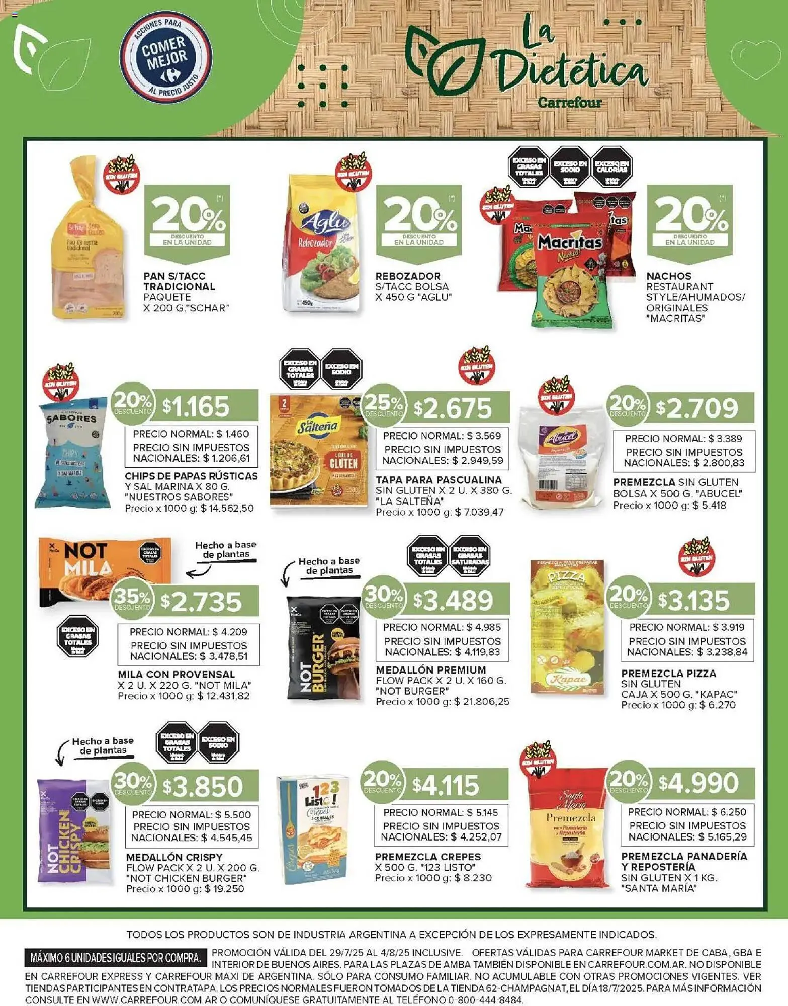 Ofertas de Catálogo Carrefour Market 29 de julio al 5 de agosto 2025 - Página 13 del catálogo