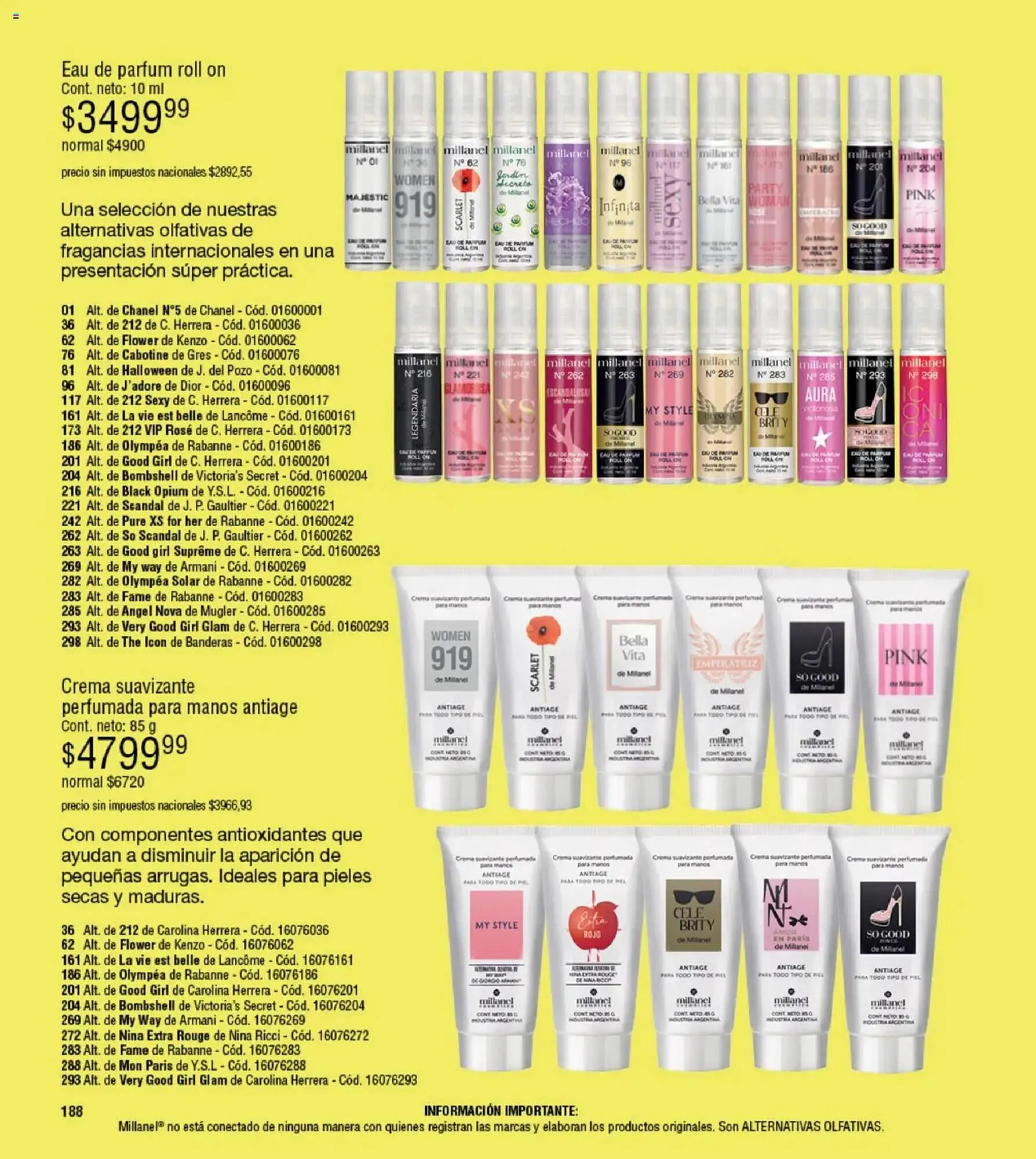 Ofertas de Catálogo Millanel Cosmética 5 de enero al 1 de febrero 2026 - Página 188 del catálogo