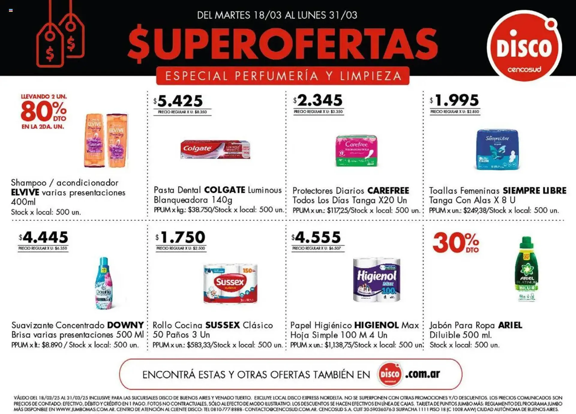 Ofertas de Catálogo Disco 18 de marzo al 31 de marzo 2025 - Página 1 del catálogo