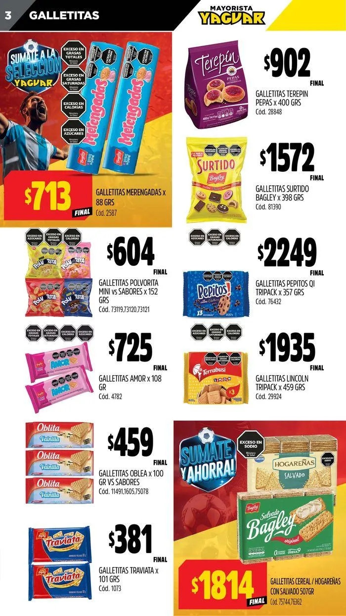 Ofertas de Ofertas Supermercados Yaguar Mar del Plata 8 de julio al 13 de julio 2024 - Página 3 del catálogo