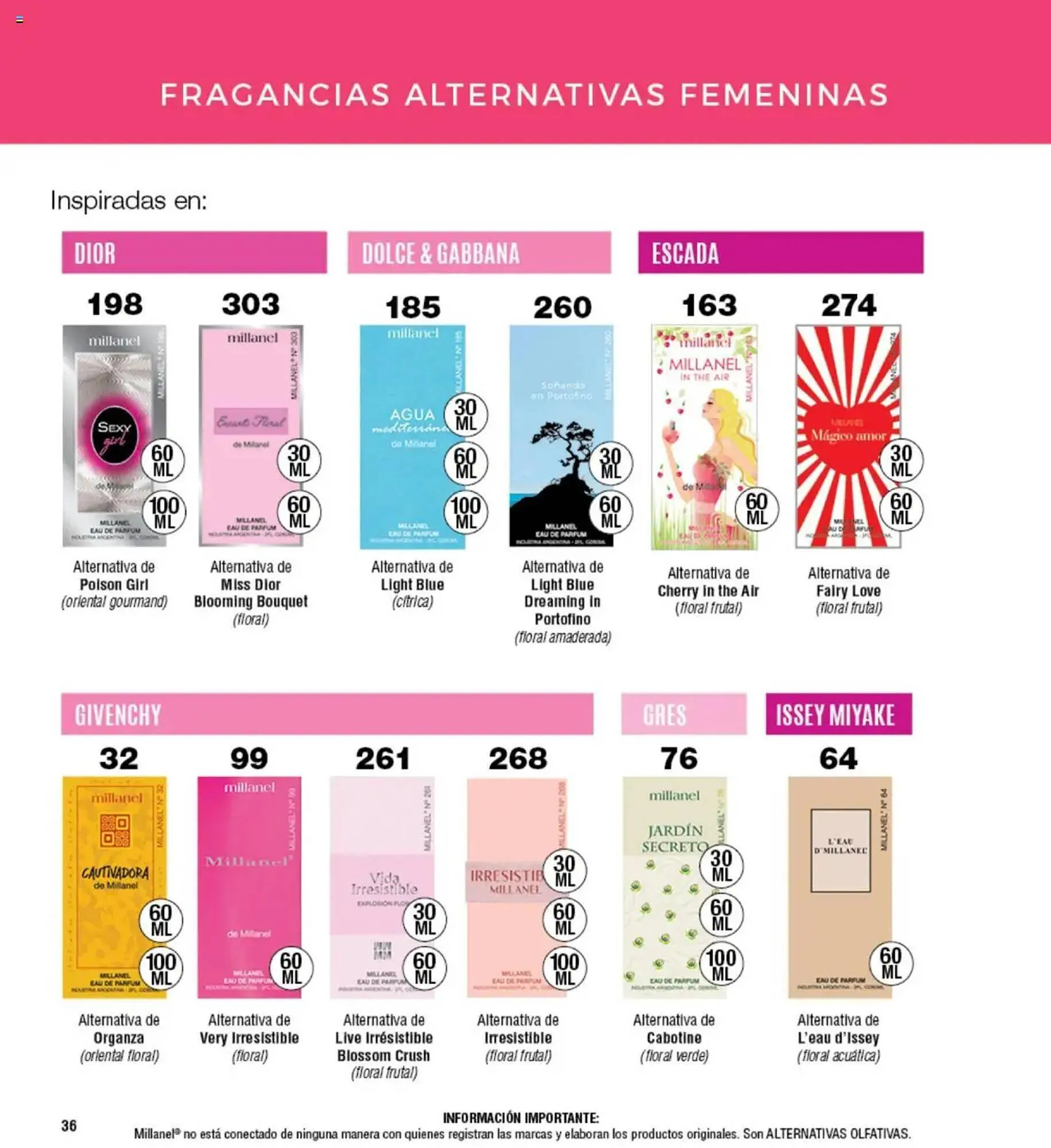 Ofertas de Catálogo Millanel Cosmética 26 de mayo al 23 de junio 2025 - Página 36 del catálogo