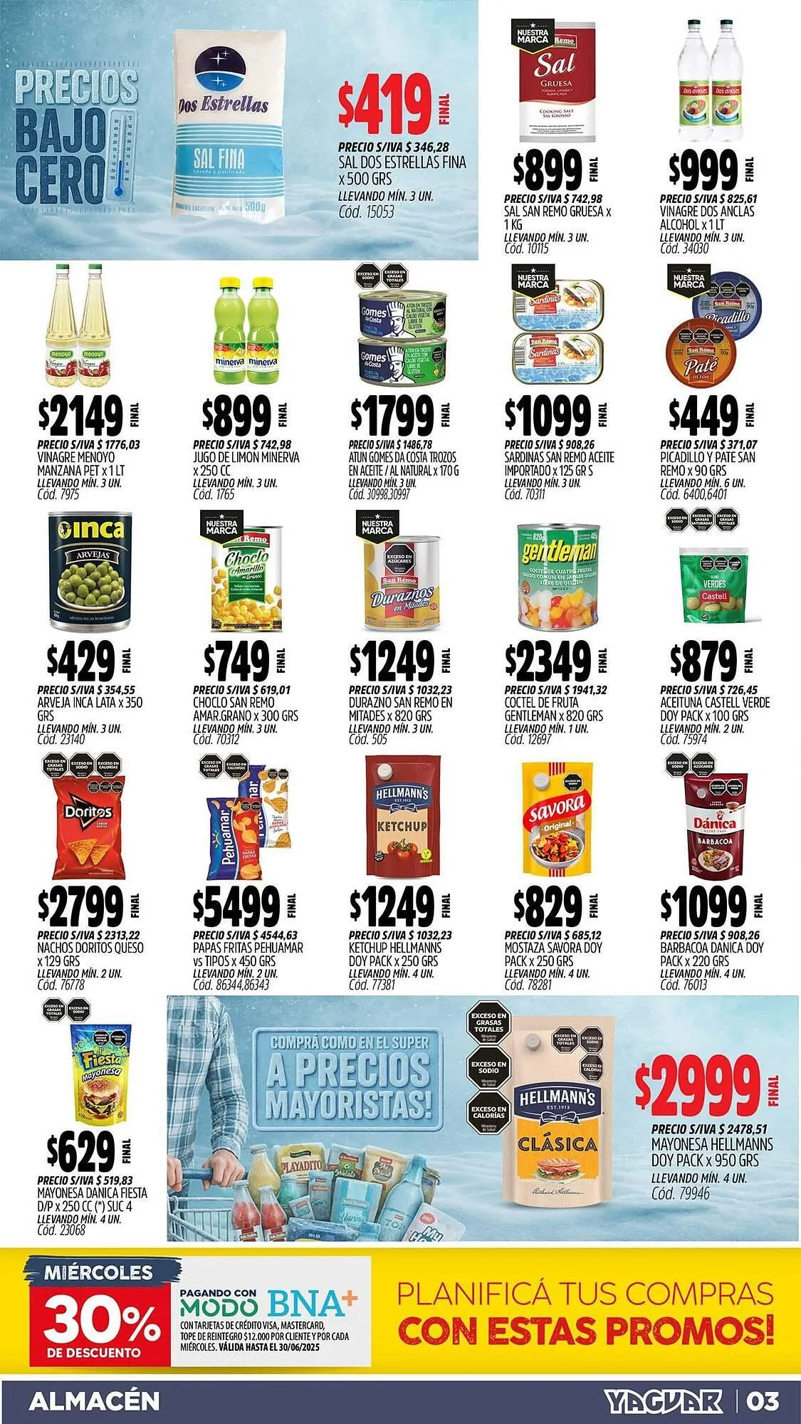 Ofertas de Catálogo Supermercados Yaguar 23 de junio al 28 de junio 2025 - Página 3 del catálogo