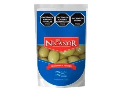 ACEITUNAS DON NICANOR VERDE DOYPACK 170 GR