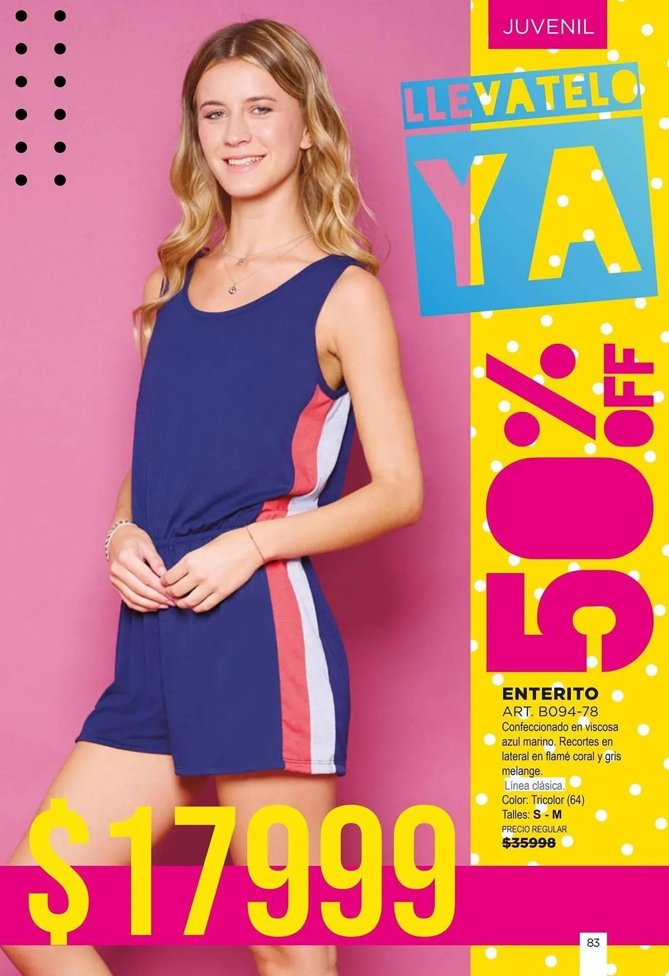 Ofertas de Catálogo Juana Bonita 9 de abril al 22 de abril 2025 - Página 83 del catálogo