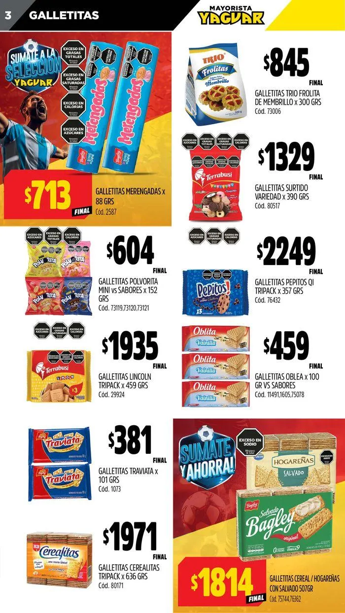 Ofertas de Ofertas Supermercados Yaguar Posadas 8 de julio al 14 de julio 2024 - Página 3 del catálogo