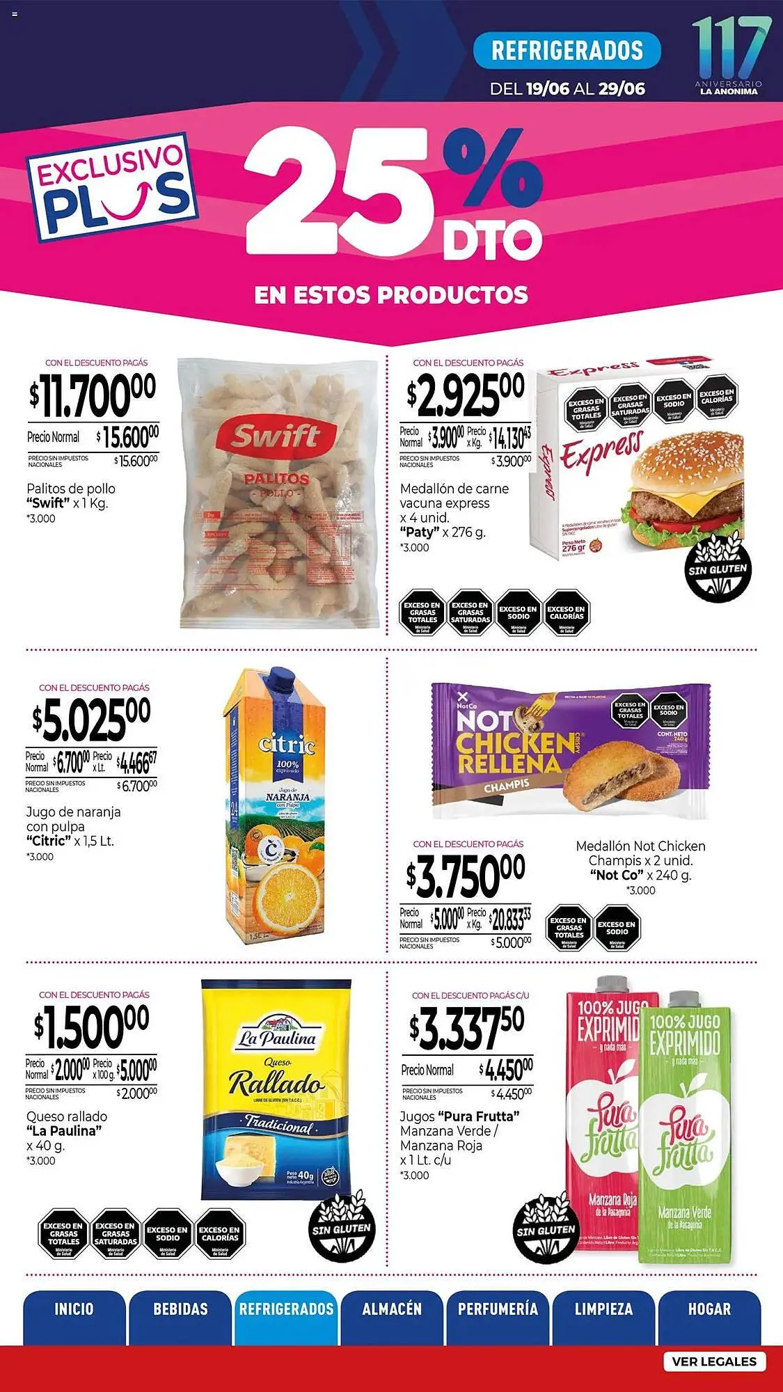 Ofertas de Catálogo La Anonima 19 de junio al 30 de junio 2025 - Página 15 del catálogo