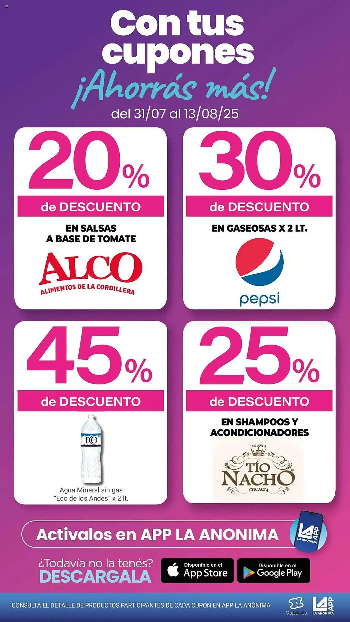 Ofertas de Catálogo La Anonima 31 de julio al 11 de agosto 2025 - Página 2 del catálogo