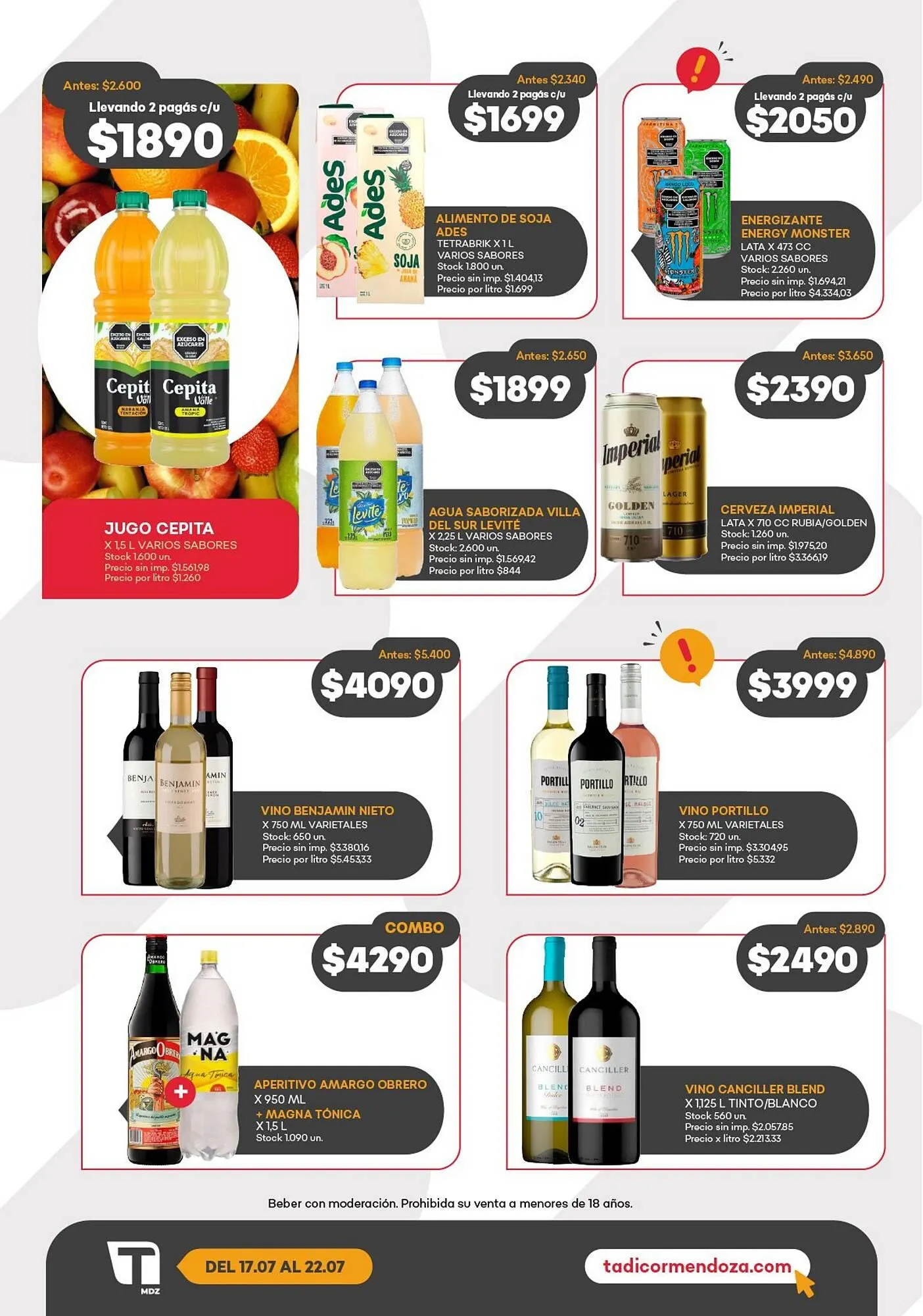 Ofertas de Catálogo Supermercados Tadicor 16 de julio al 24 de julio 2025 - Página 5 del catálogo