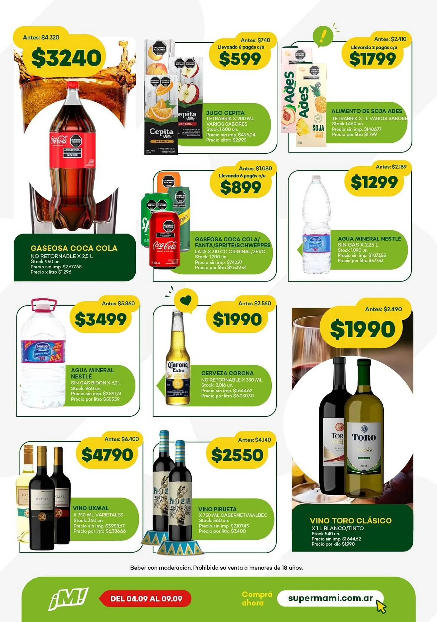 Ofertas de Catálogo Super MAMI 4 de septiembre al 11 de septiembre 2025 - Página 3 del catálogo