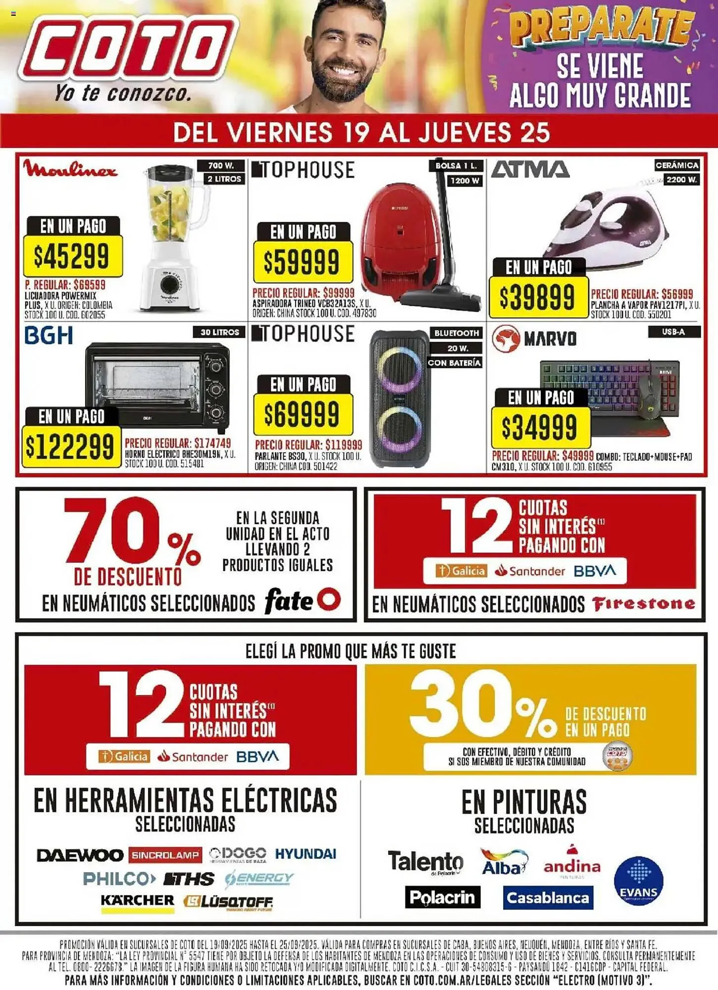 Ofertas de Catálogo Coto 19 de septiembre al 26 de septiembre 2025 - Página 1 del catálogo