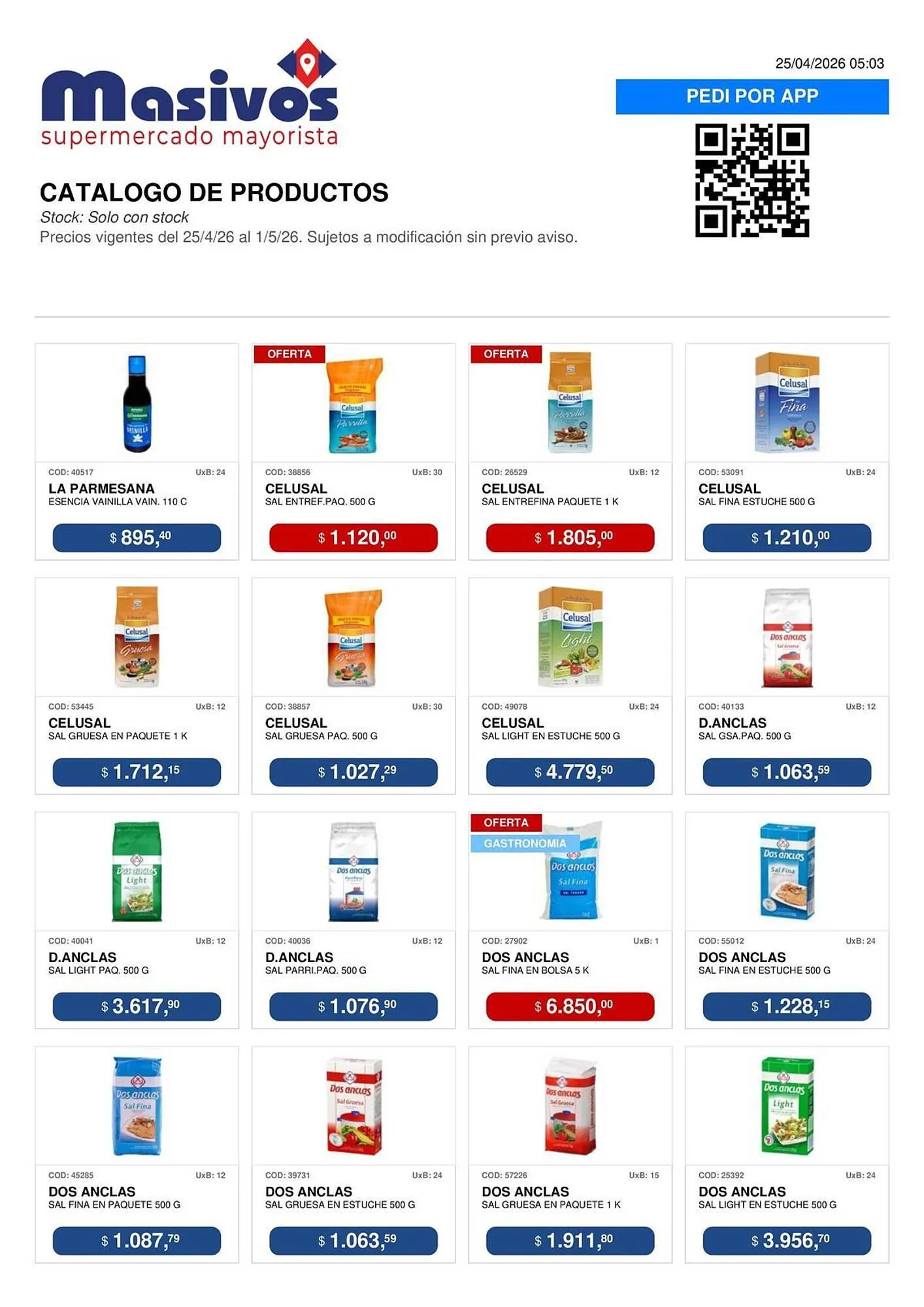 Ofertas de Catálogo Masivos 25 de abril al 1 de mayo 2026 - Página 39 del catálogo