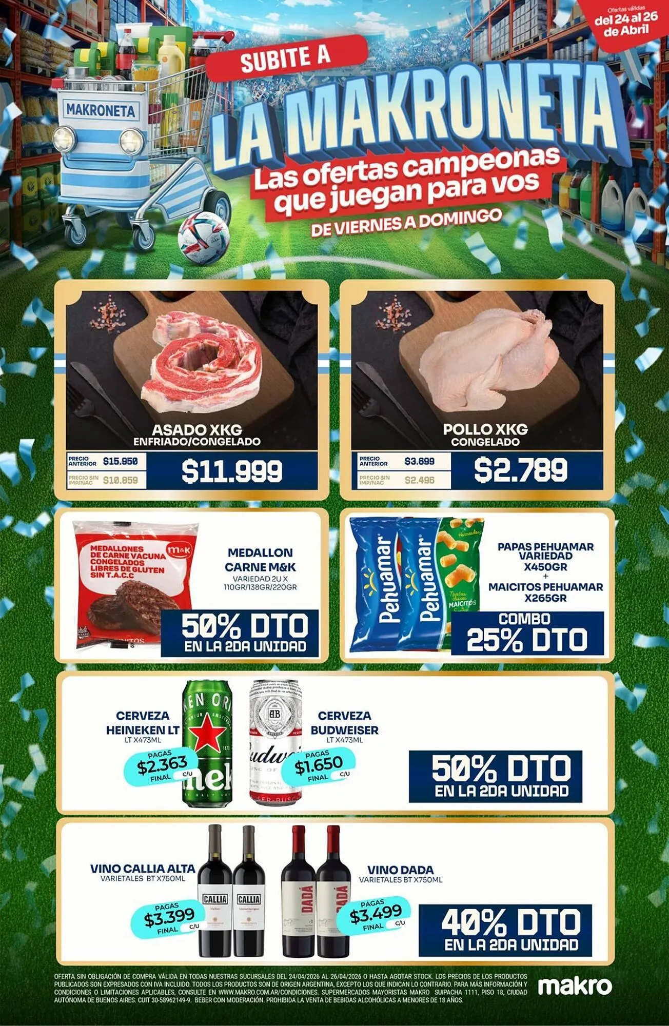Ofertas de Catálogo Makro 24 de abril al 26 de abril 2026 - Página 1 del catálogo