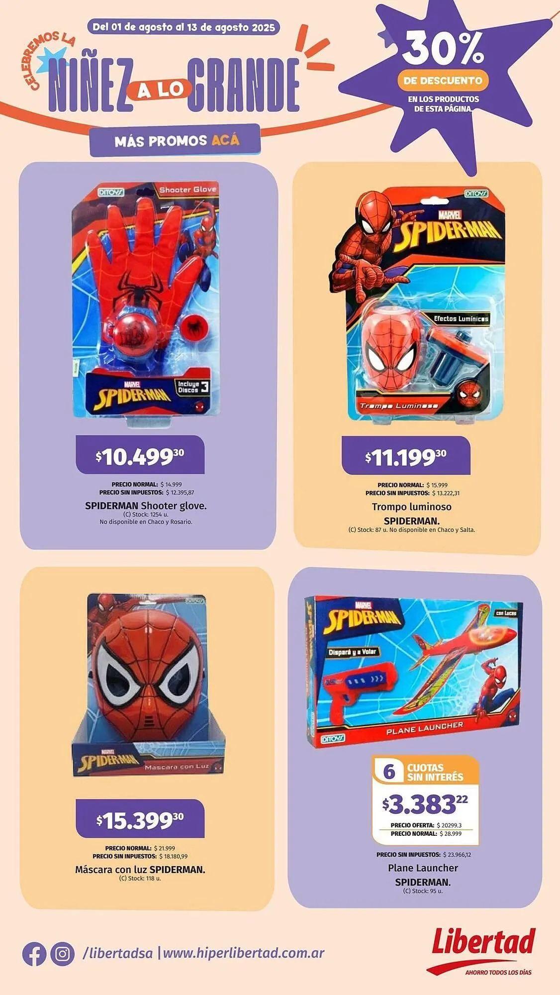 Ofertas de Catálogo Hipermercado Libertad 1 de agosto al 13 de agosto 2025 - Página 8 del catálogo