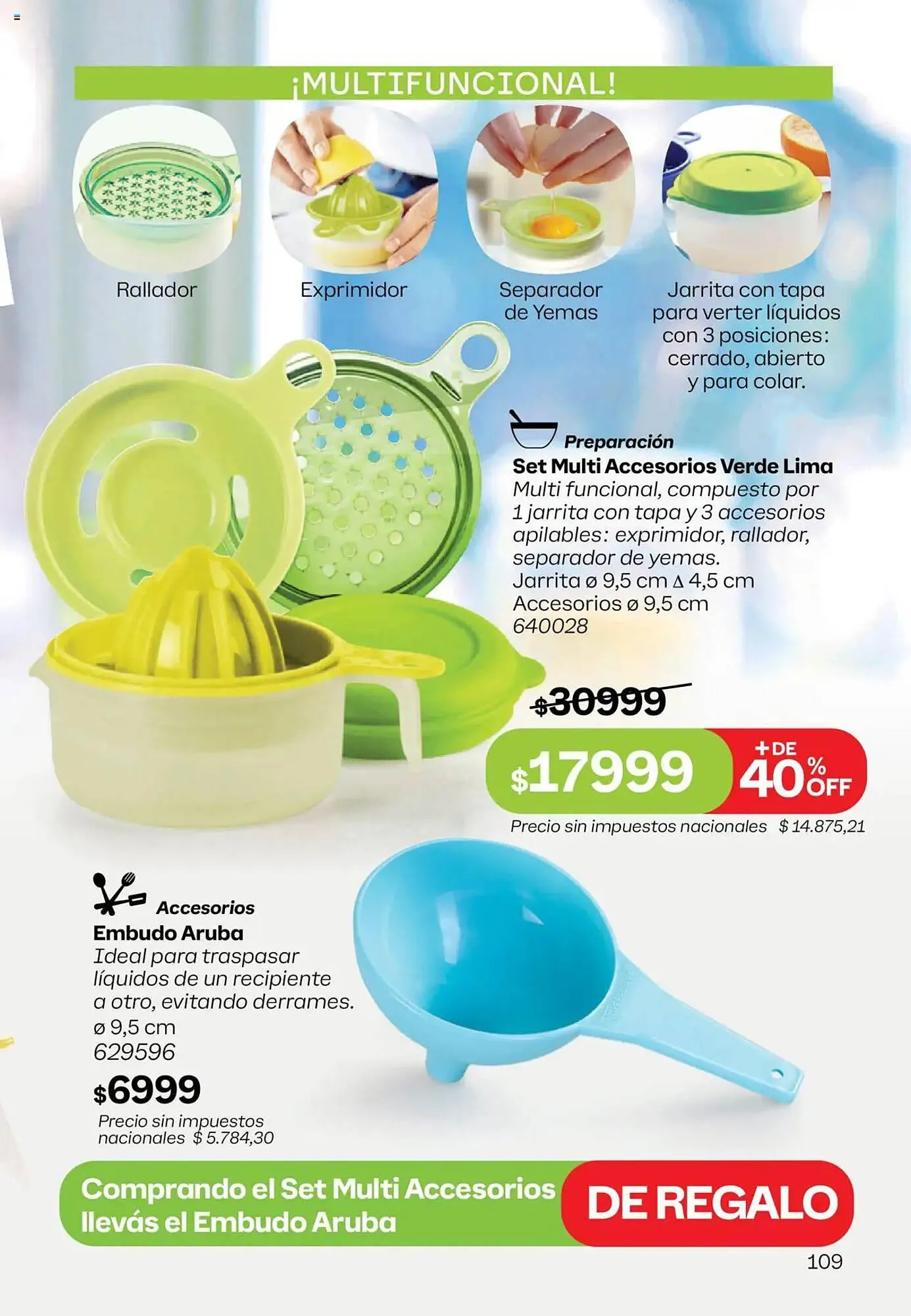 Ofertas de Catálogo Tupperware 23 de julio al 6 de agosto 2025 - Página 110 del catálogo