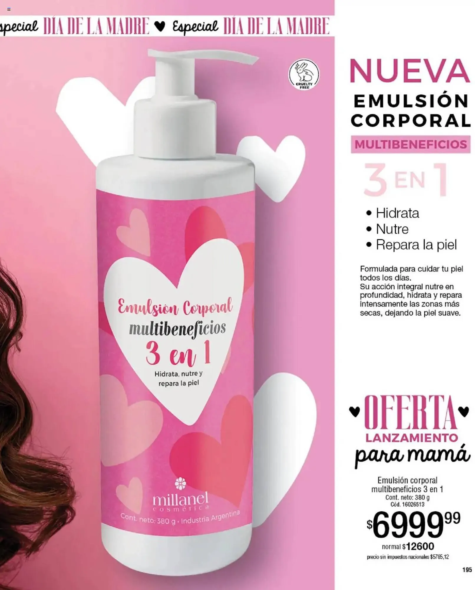 Ofertas de Catálogo Millanel Cosmética 15 de septiembre al 20 de octubre 2025 - Página 195 del catálogo