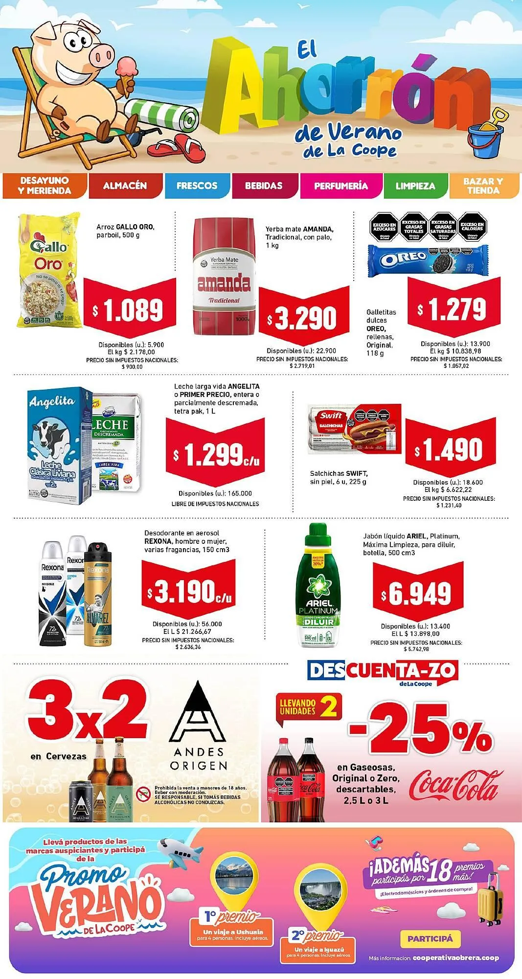 Ofertas de Catálogo Cooperativa Obrera 15 de enero al 28 de enero 2026 - Página 1 del catálogo