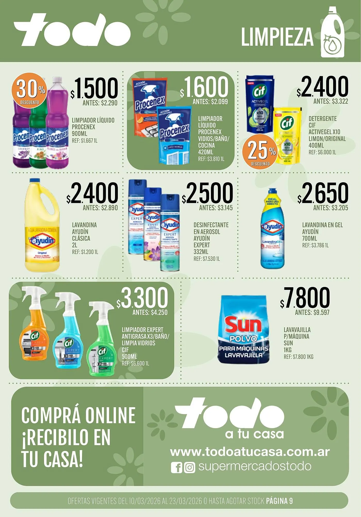 Ofertas de Catálogo Supermercados Todo 10 de marzo al 23 de marzo 2026 - Página 9 del catálogo