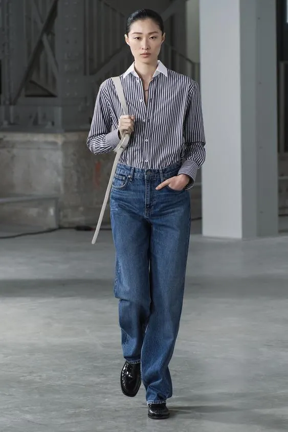 JEANS ZW COLLECTION WIDE LEG TIRO ALTO