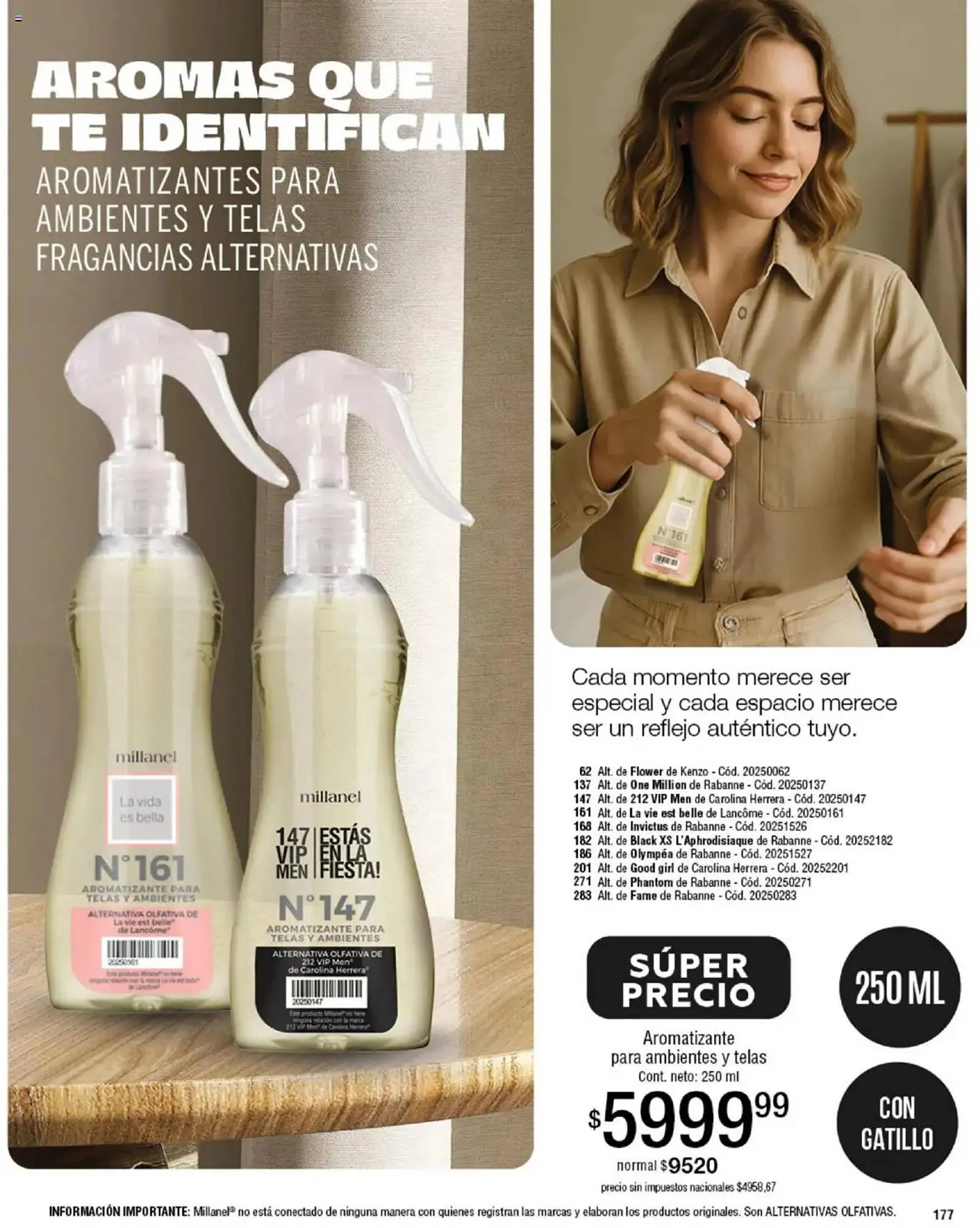 Ofertas de Catálogo Millanel Cosmética 15 de septiembre al 20 de octubre 2025 - Página 177 del catálogo