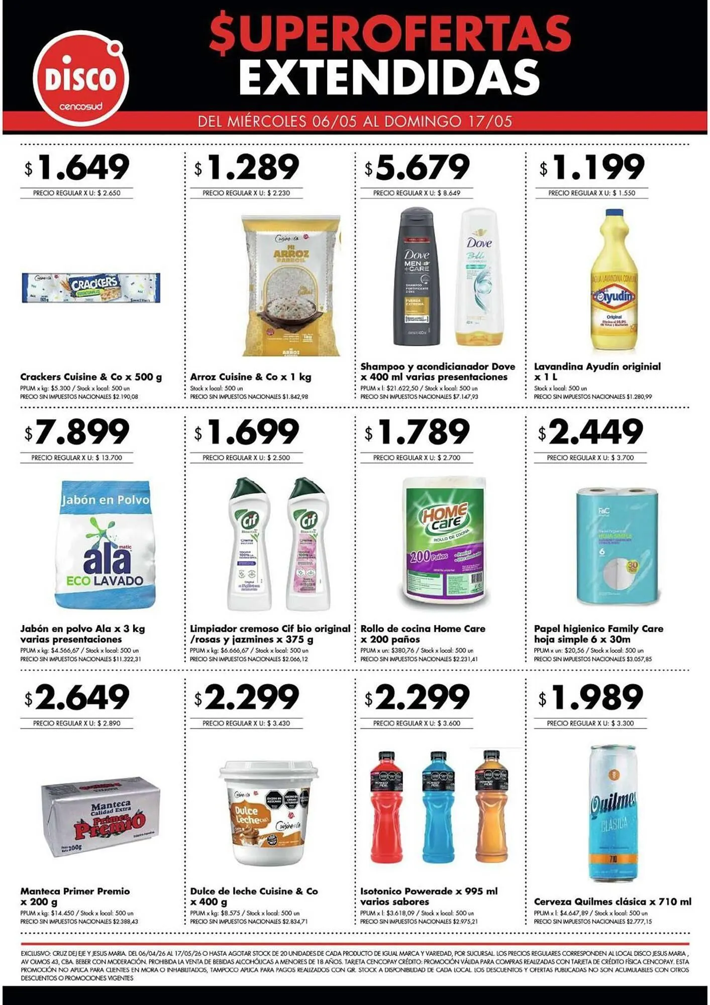 Ofertas de Folleto Disco 6 de mayo al 17 de mayo 2026 - Página 1 del catálogo