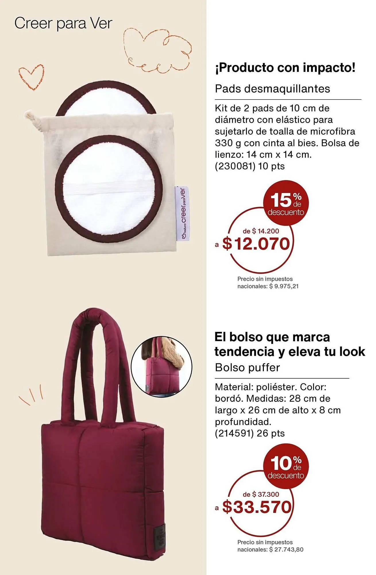 Ofertas de Catálogo Natura 1 de marzo al 31 de marzo 2026 - Página 260 del catálogo