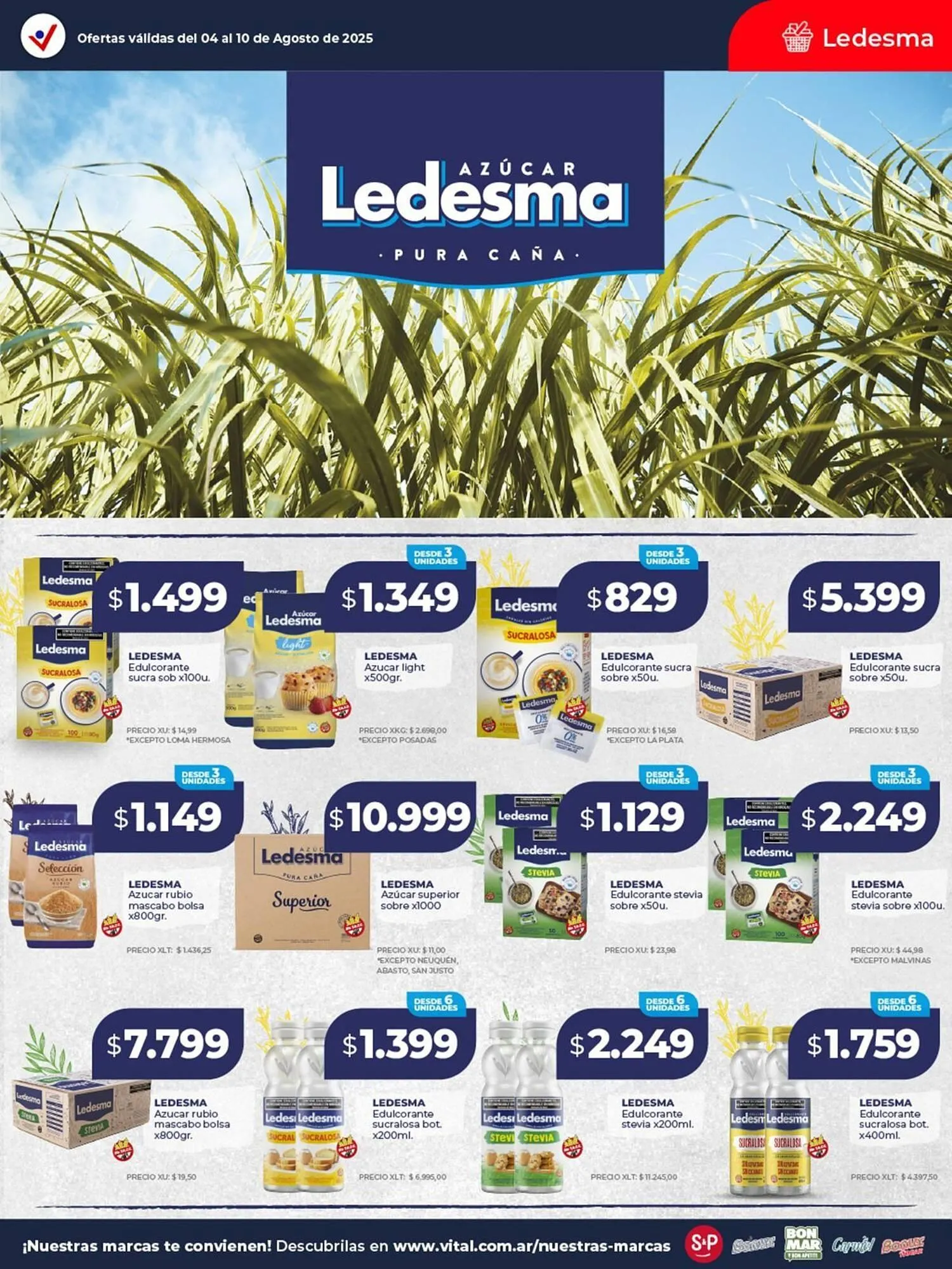 Ofertas de Catálogo Supermayorista Vital 4 de agosto al 10 de agosto 2025 - Página 20 del catálogo