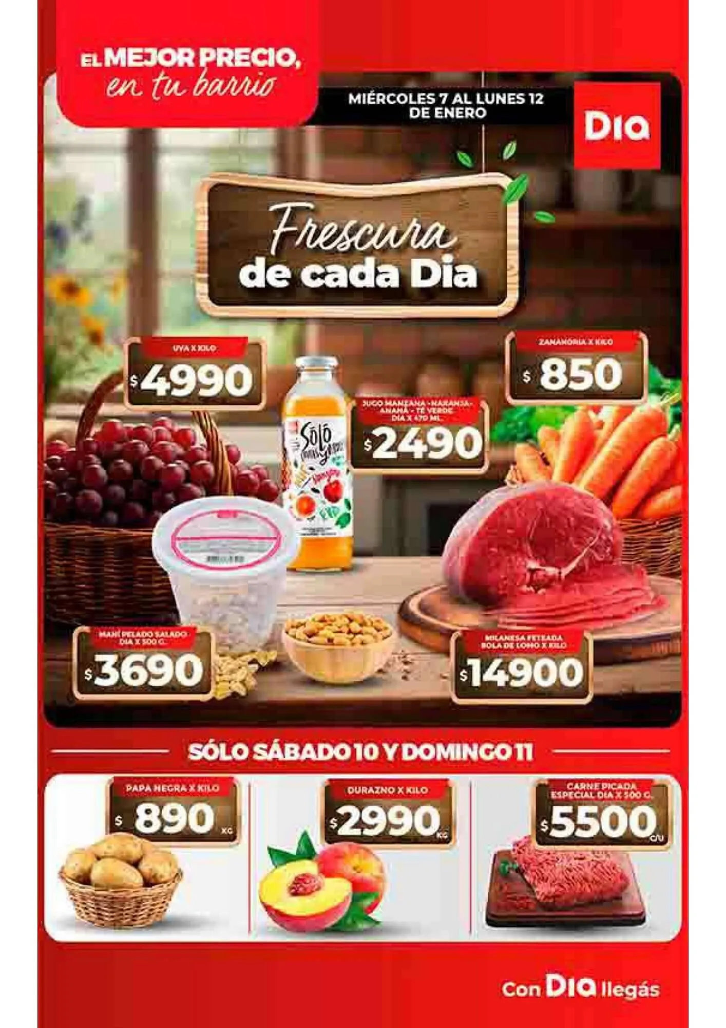 Ofertas de Folleto Supermercados DIA 7 de enero al 12 de enero 2026 - Página 1 del catálogo