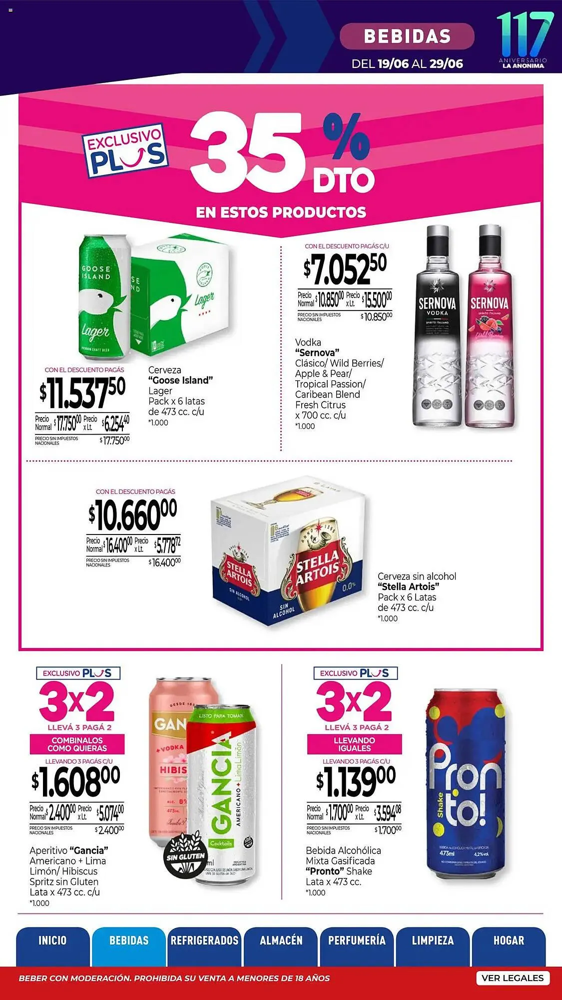 Ofertas de Catálogo La Anonima 19 de junio al 30 de junio 2025 - Página 6 del catálogo