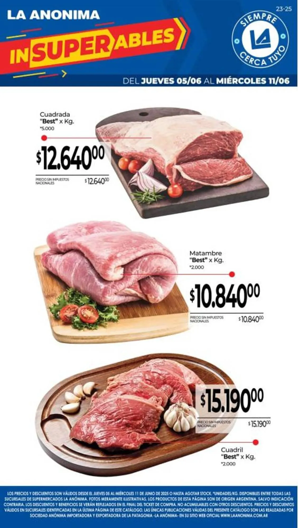 Ofertas de Catálogo La Anonima 5 de junio al 11 de junio 2025 - Página 1 del catálogo