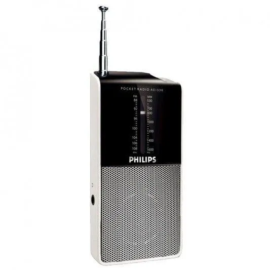 PHILIPS RADIO PORT.AE1530 FM/MW PARL CONEX.AURIC