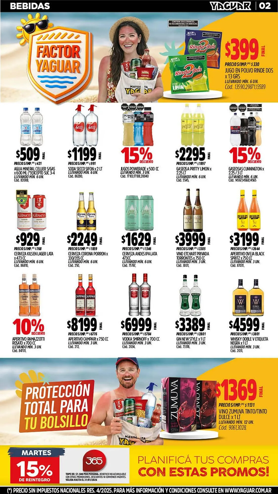 Ofertas de Catálogo Supermercados Yaguar 19 de enero al 25 de enero 2026 - Página 2 del catálogo