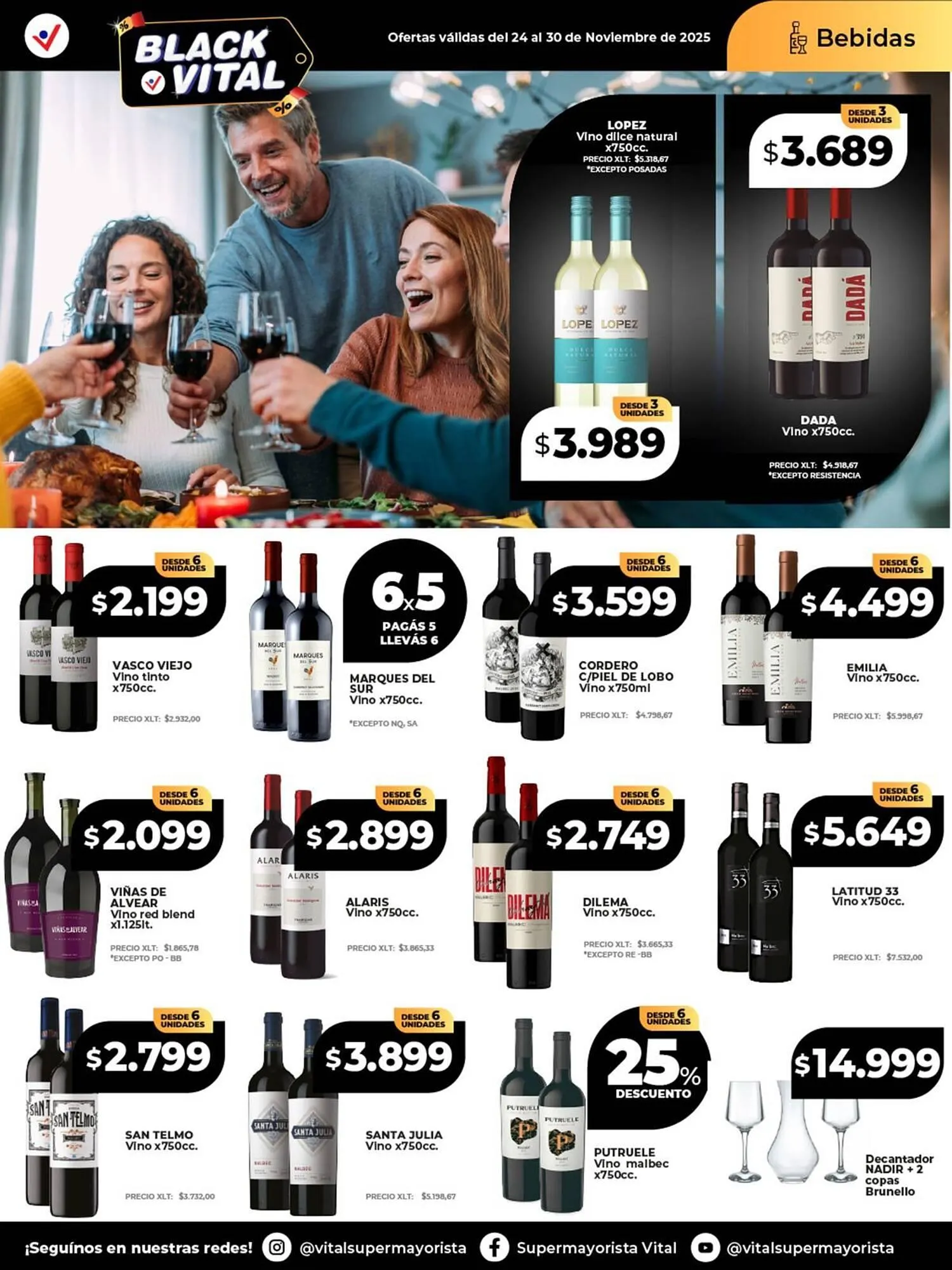 Ofertas de Catálogo Supermayorista Vital 24 de noviembre al 30 de noviembre 2025 - Página 20 del catálogo